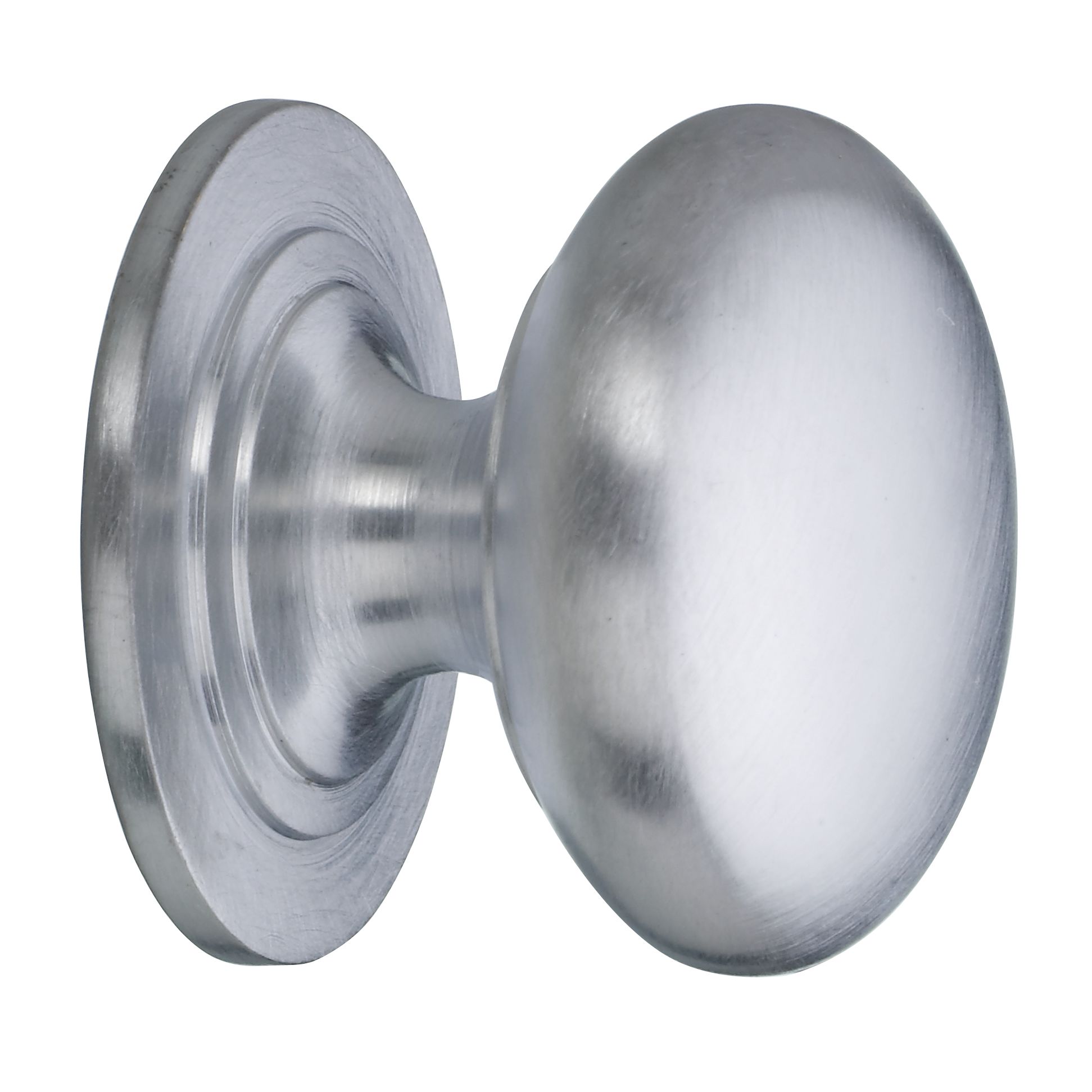 John Lewis Cupboard Knob Satin Chrome 32mm