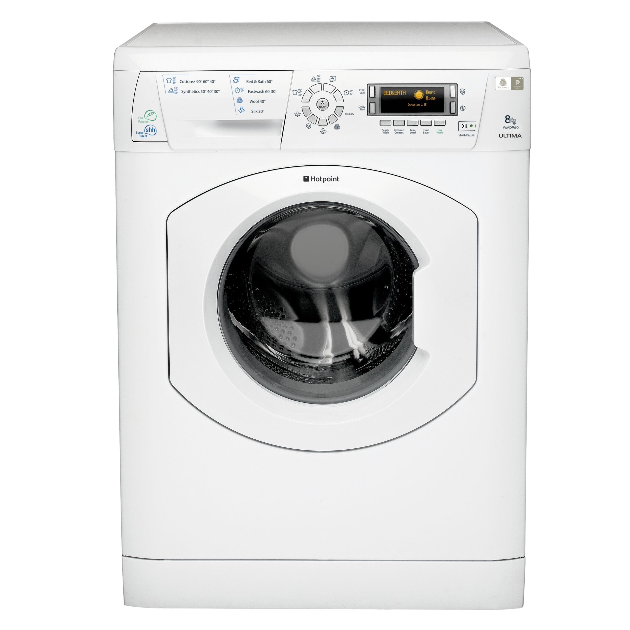 Hotpoint WMD960P Washing Machine White