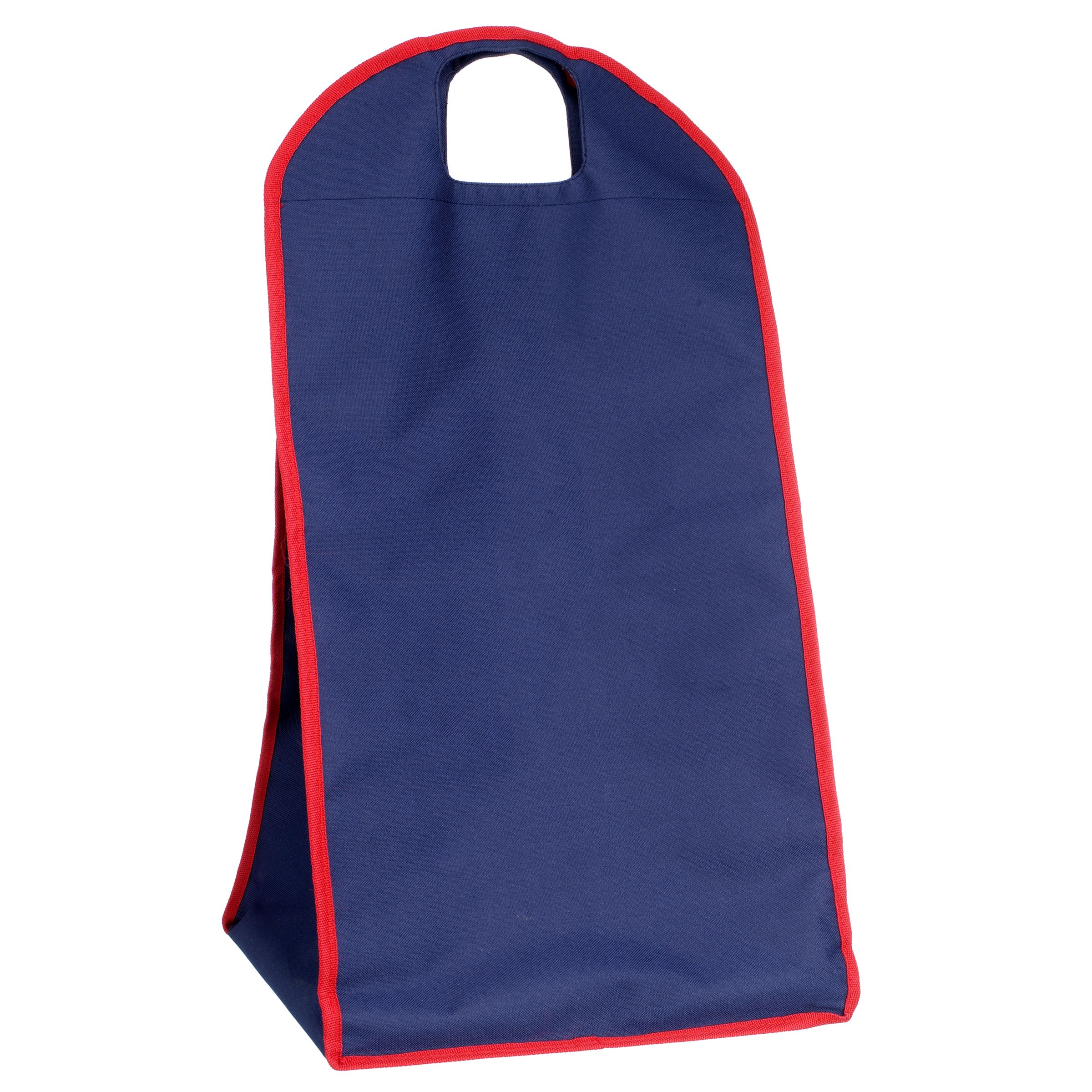 Folding Laundry Hamper BlueRed