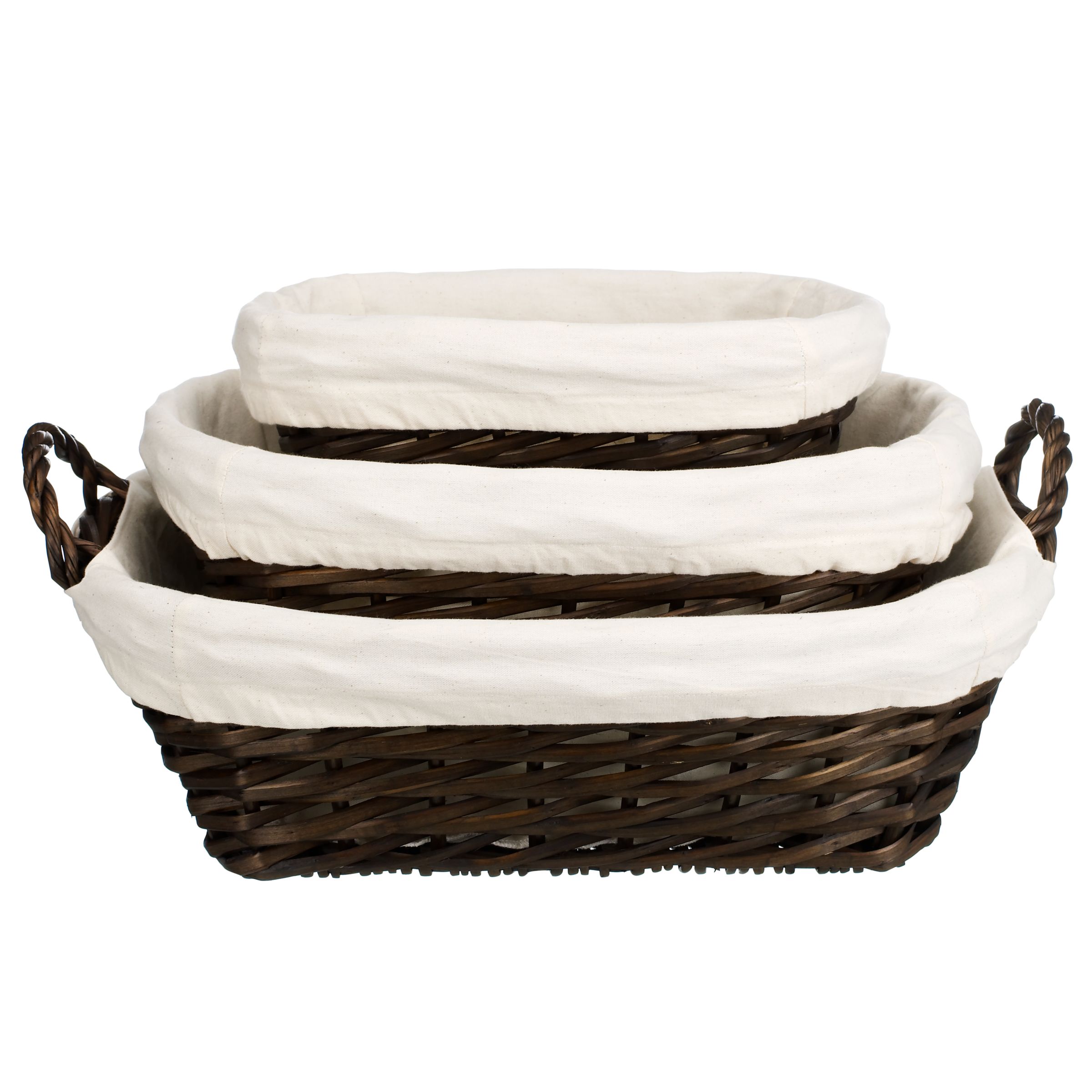 Dark Willow Baskets Set of 3