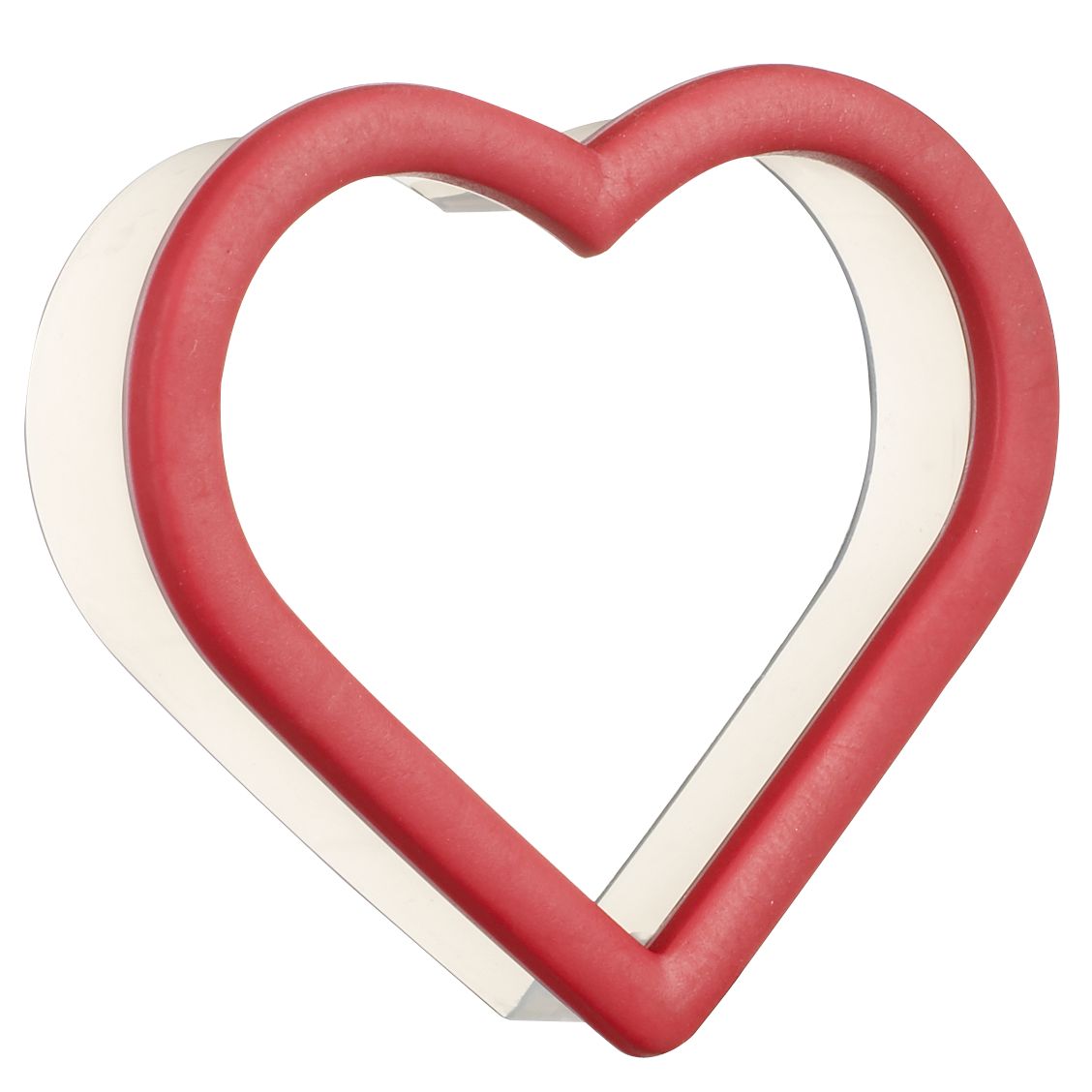 John Lewis Heart Shaped Cookie Cutter, Red