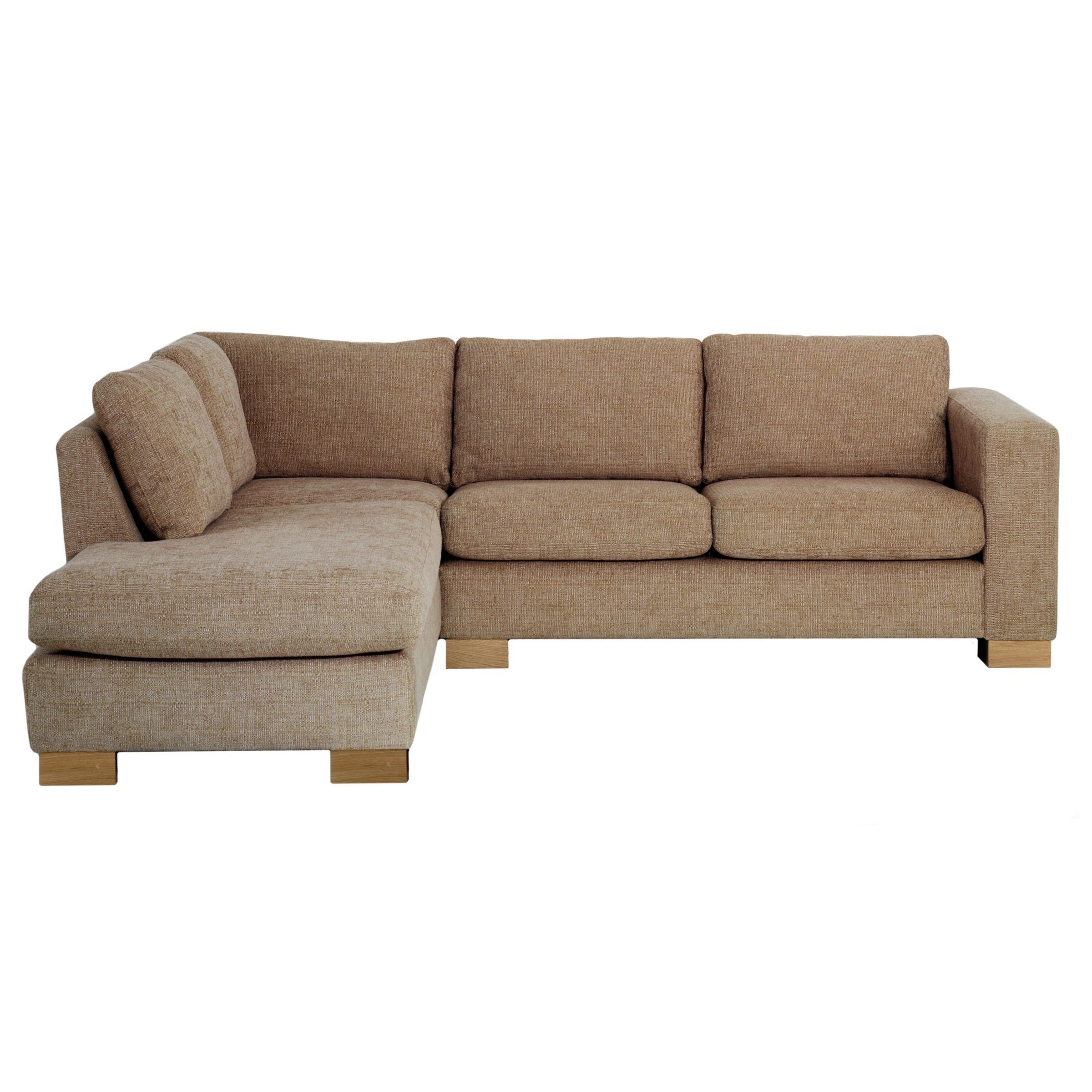 John Lewis Branco Corner Unit Left Facing Cappuccino