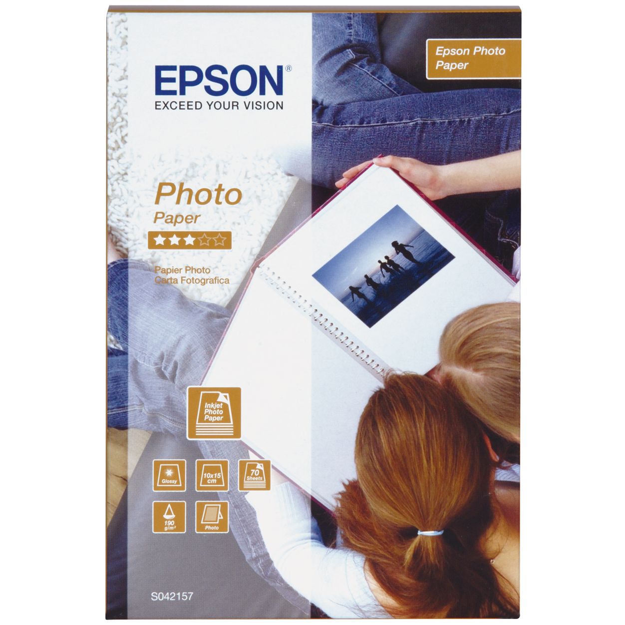 Epson Photo Paper, 10 x 15cm