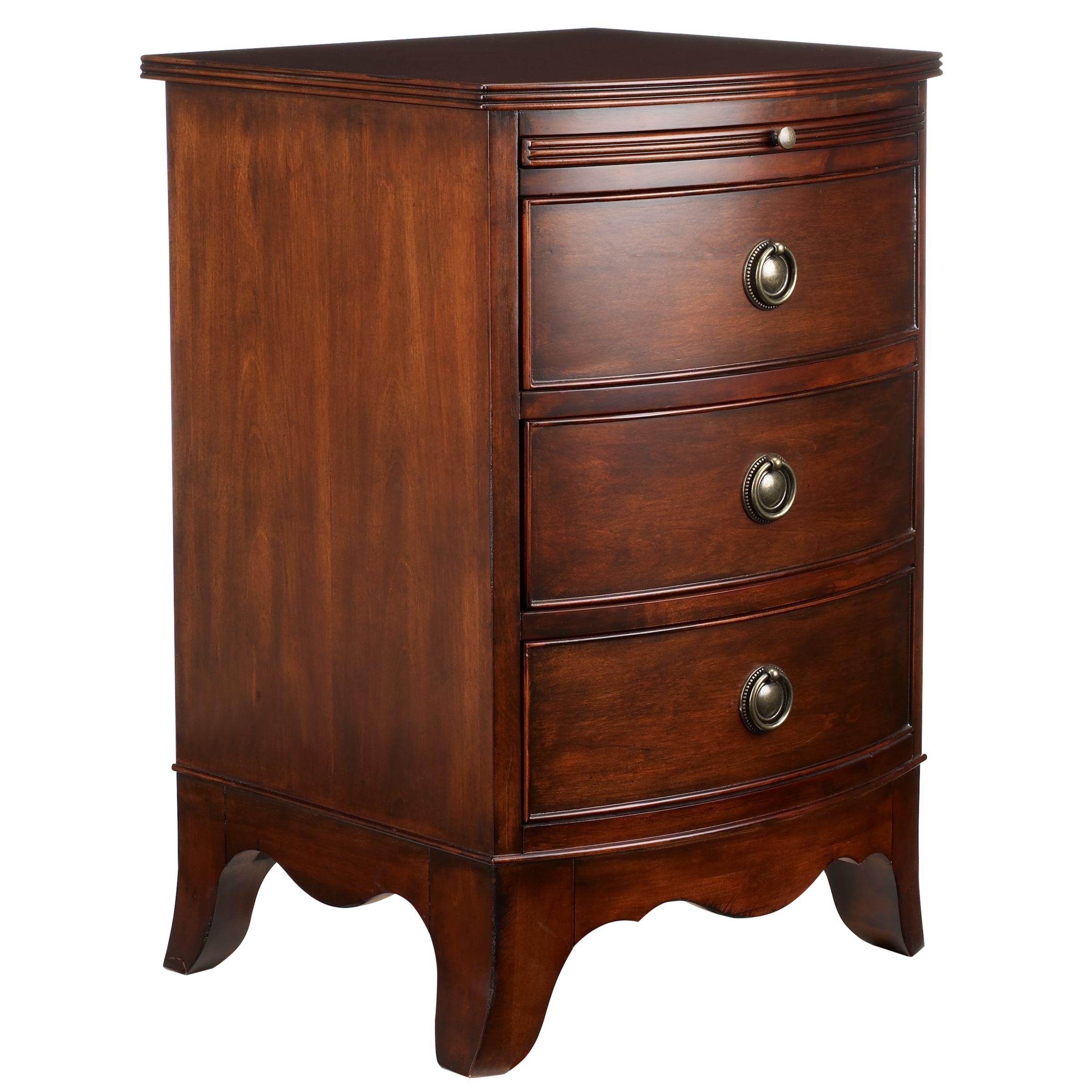 Georgian 3-Drawer Bedside Chest