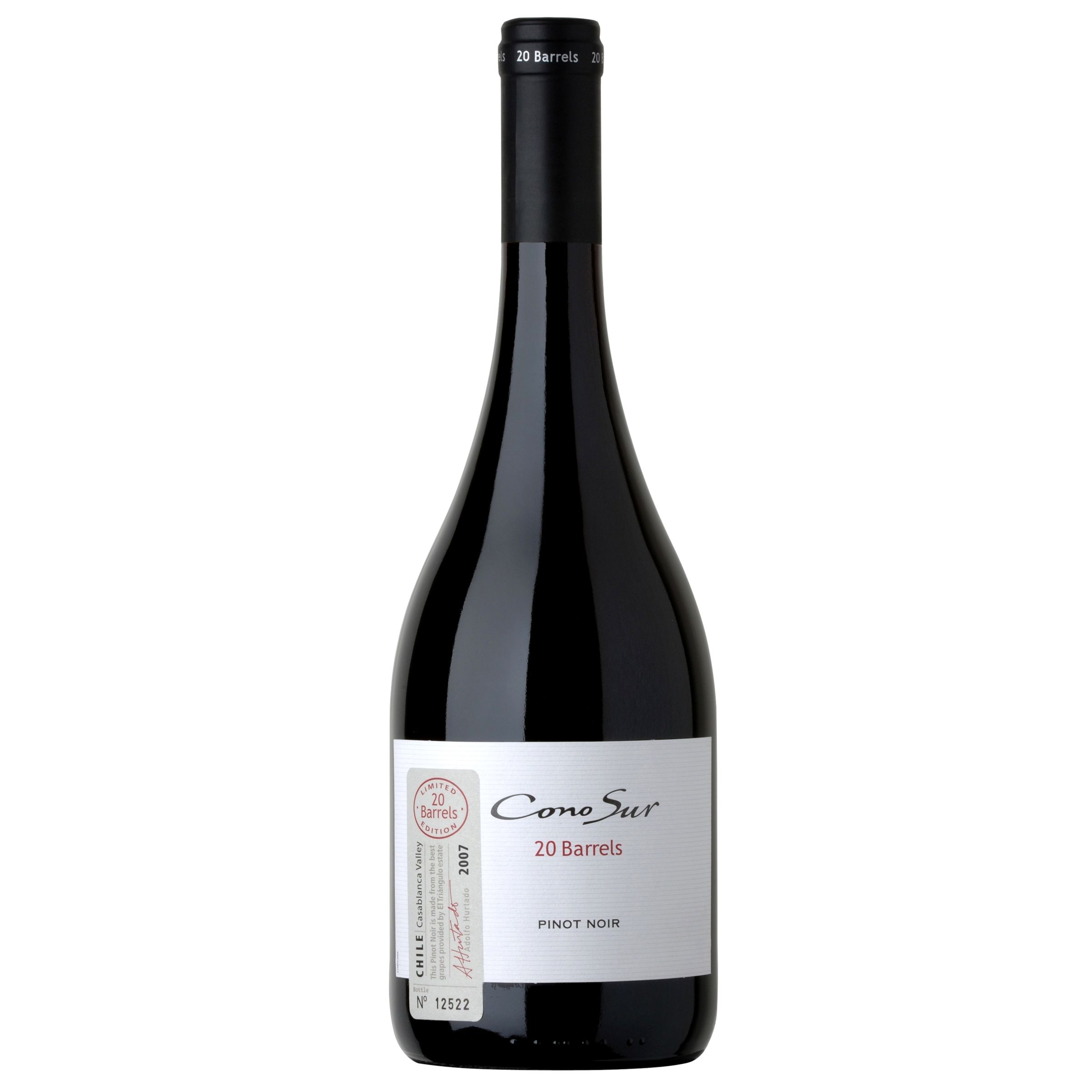 Cono Sur 20 Barrels Pinot Noir 2007 Casablanca Valley, Chile at JohnLewis