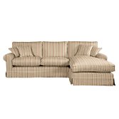 John Lewis Padstow Chaise End Sofa, Right Facing, Mulberry, width 278cm