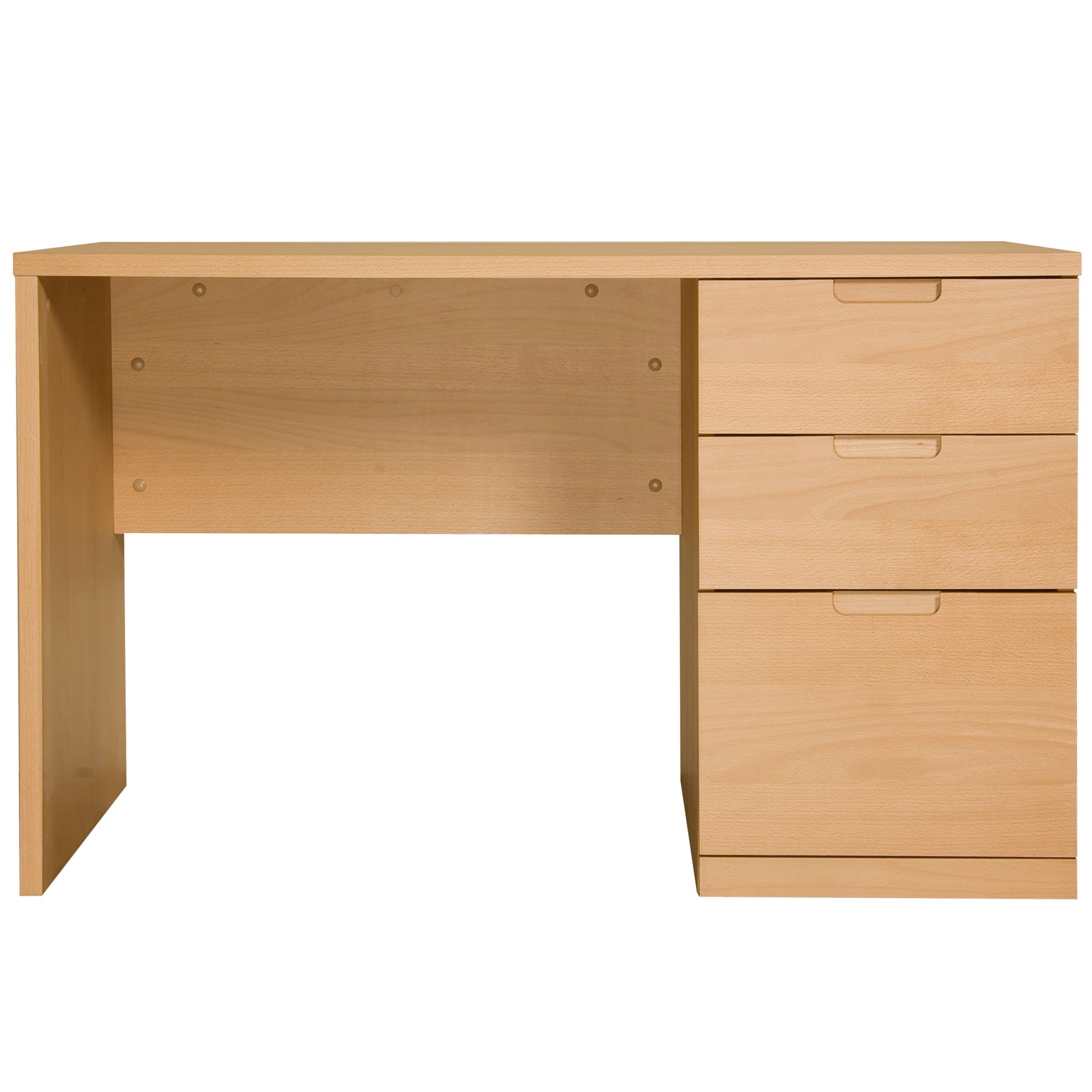 John Lewis Abacus Filing Desk, Beech at John Lewis