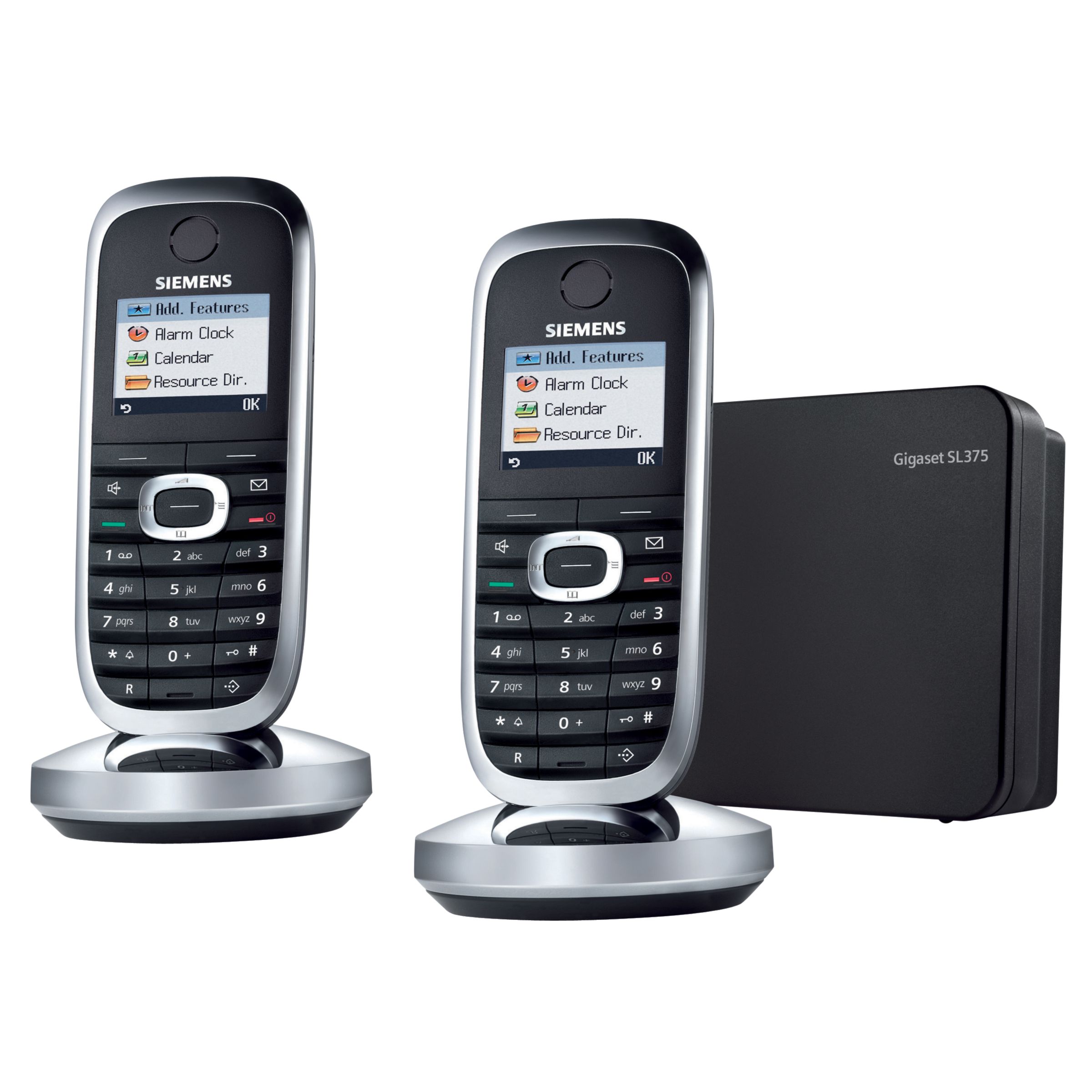 Siemens Gigaset SL375 Digital Cordless Telephone and Answer Machine Twin DECT