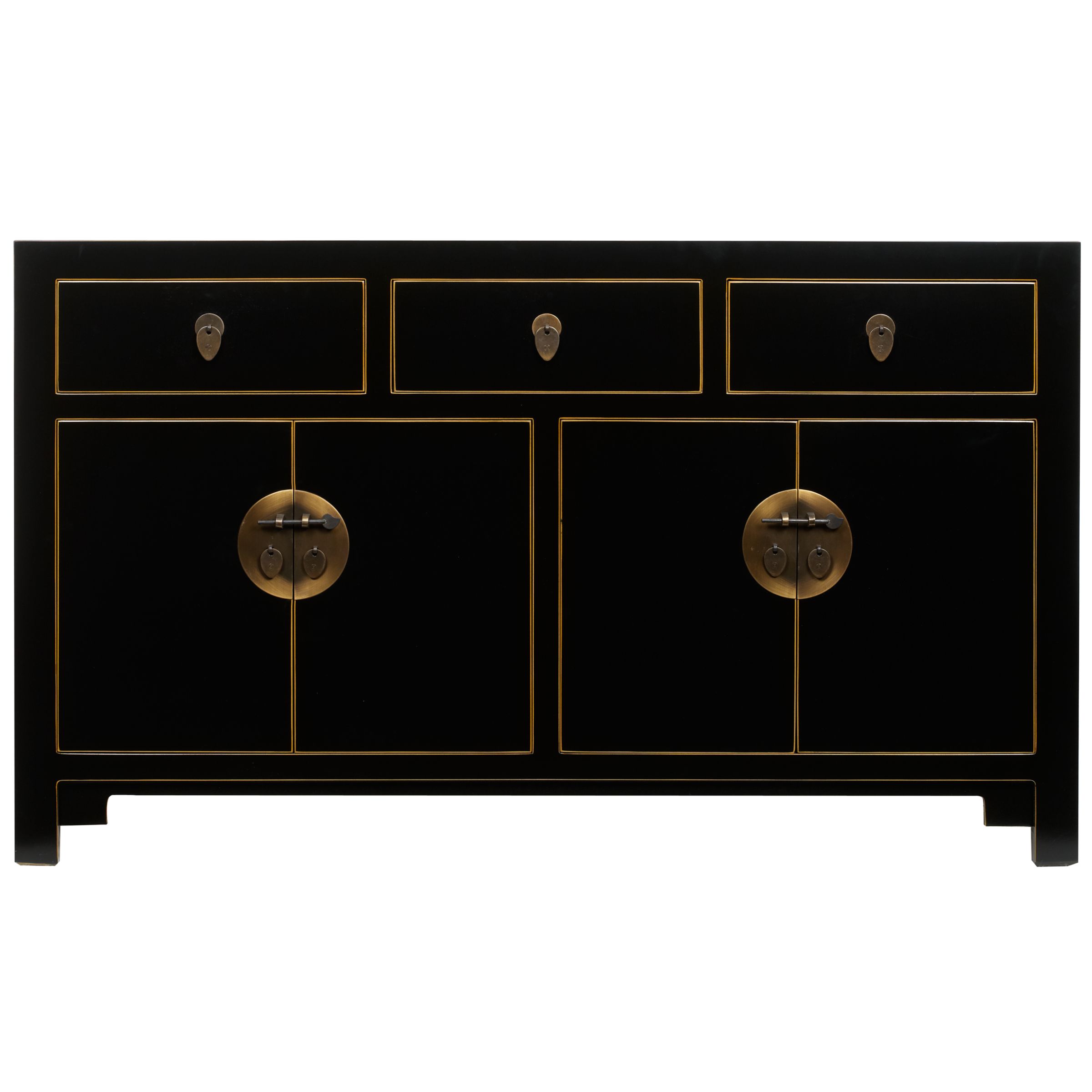 John Lewis Suri Sideboard, Black at John Lewis