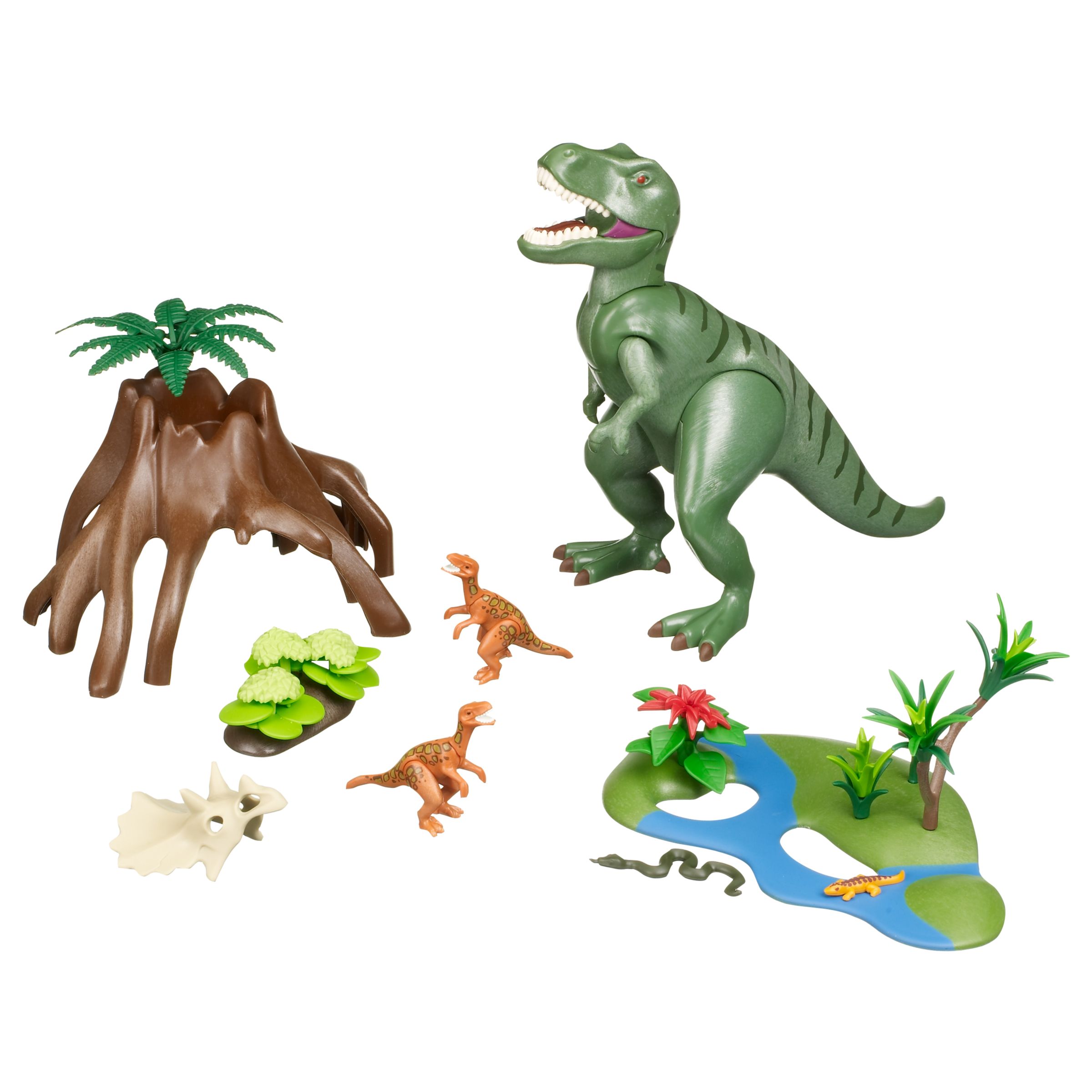 Playmobil Tyrannosaurus-Rex with Velociraptors