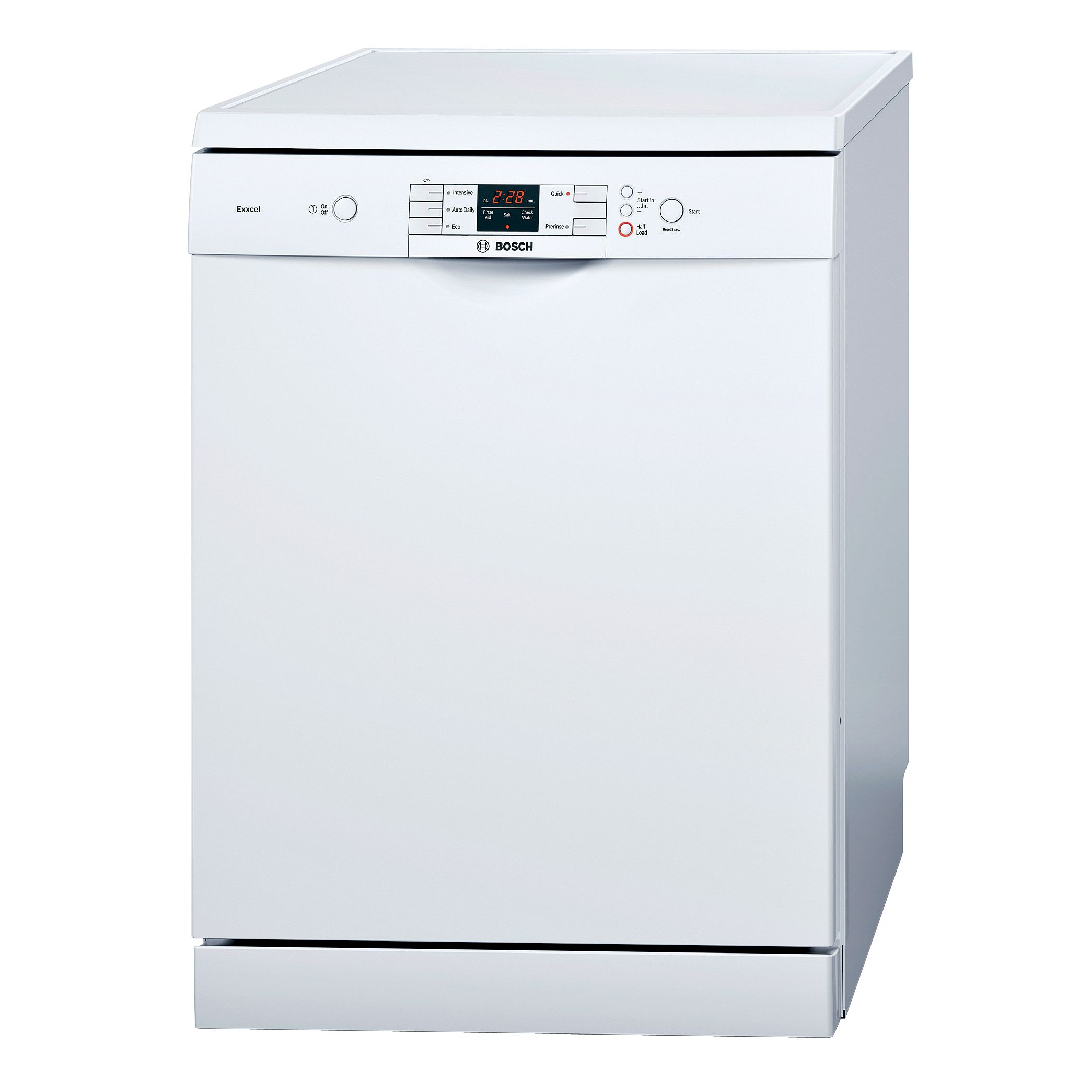 Bosch Exxcell SMS50E02 Dishwasher, White