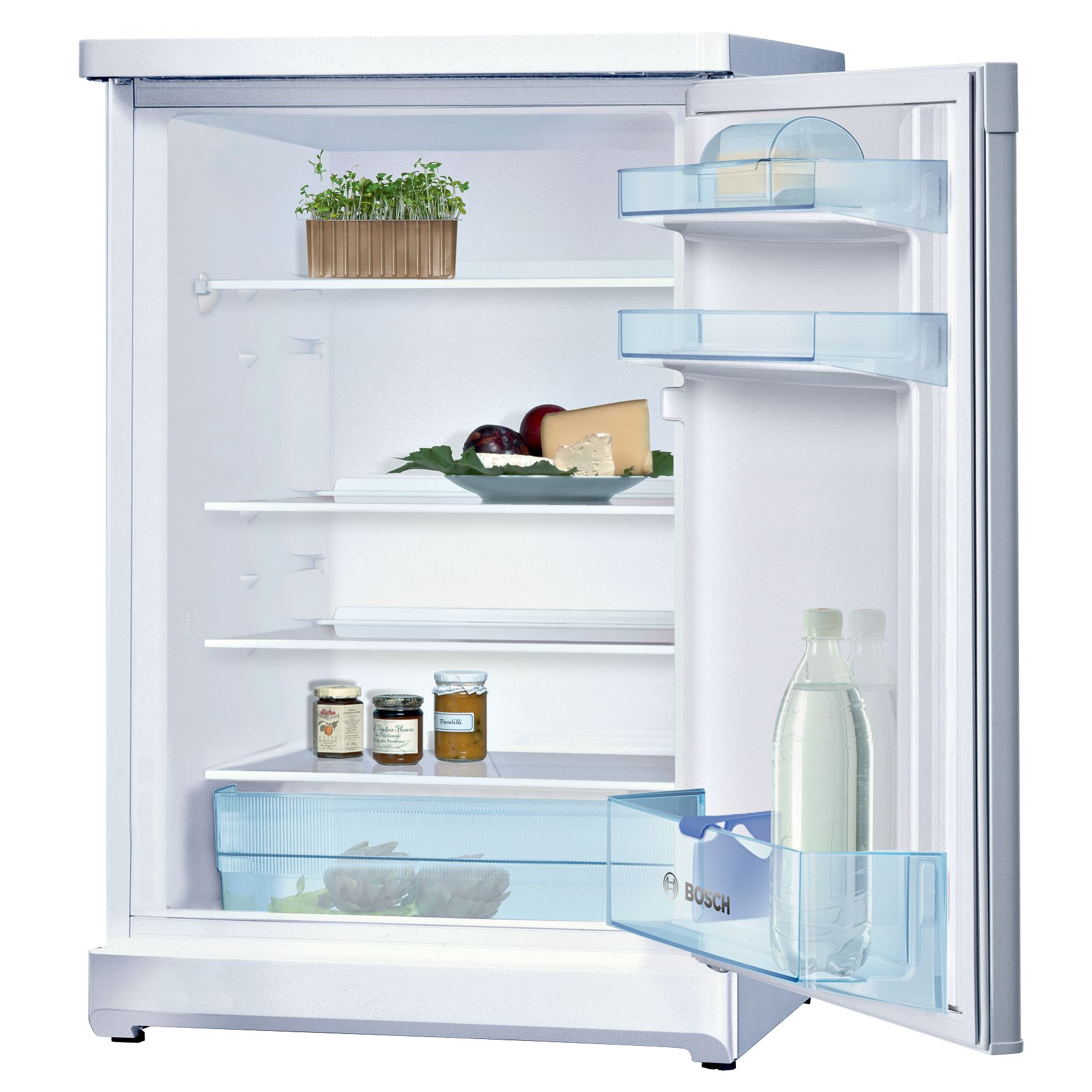 Bosch Classixx KTR15V22 Larder Fridge, White at John Lewis