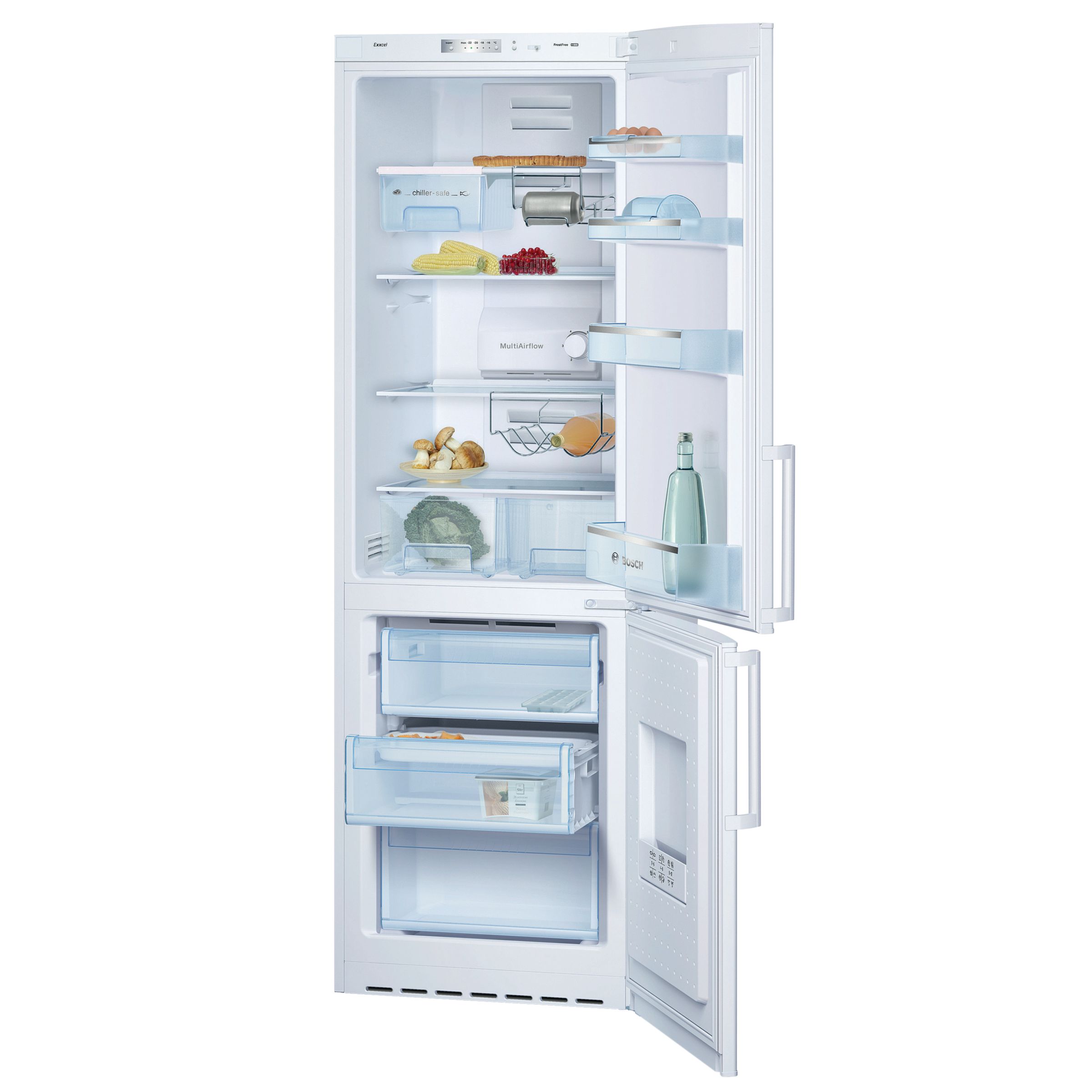 Bosch Exxcel KGH36X13GB Fridge Freezer, White
