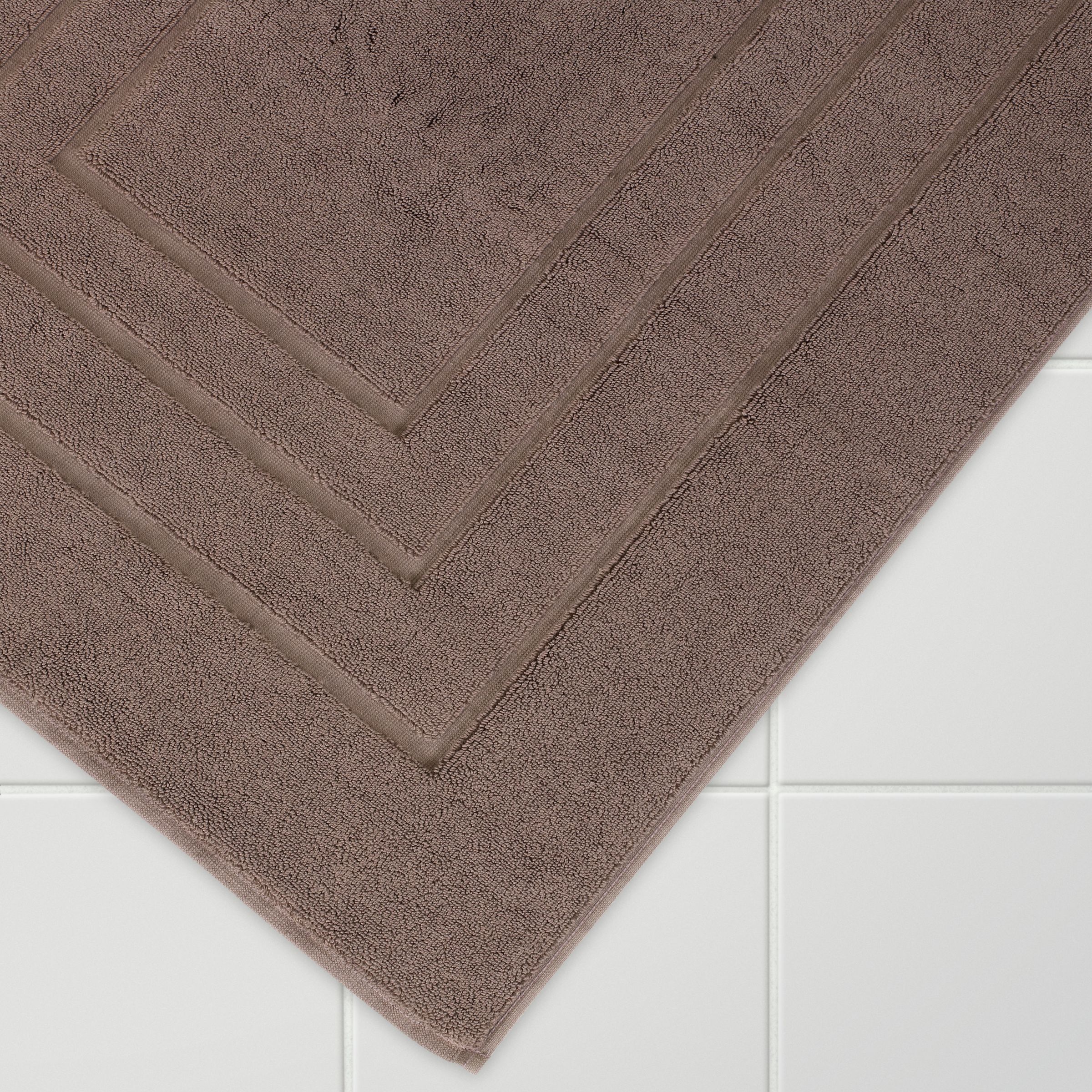 John Lewis Pima Bath Mat Peat
