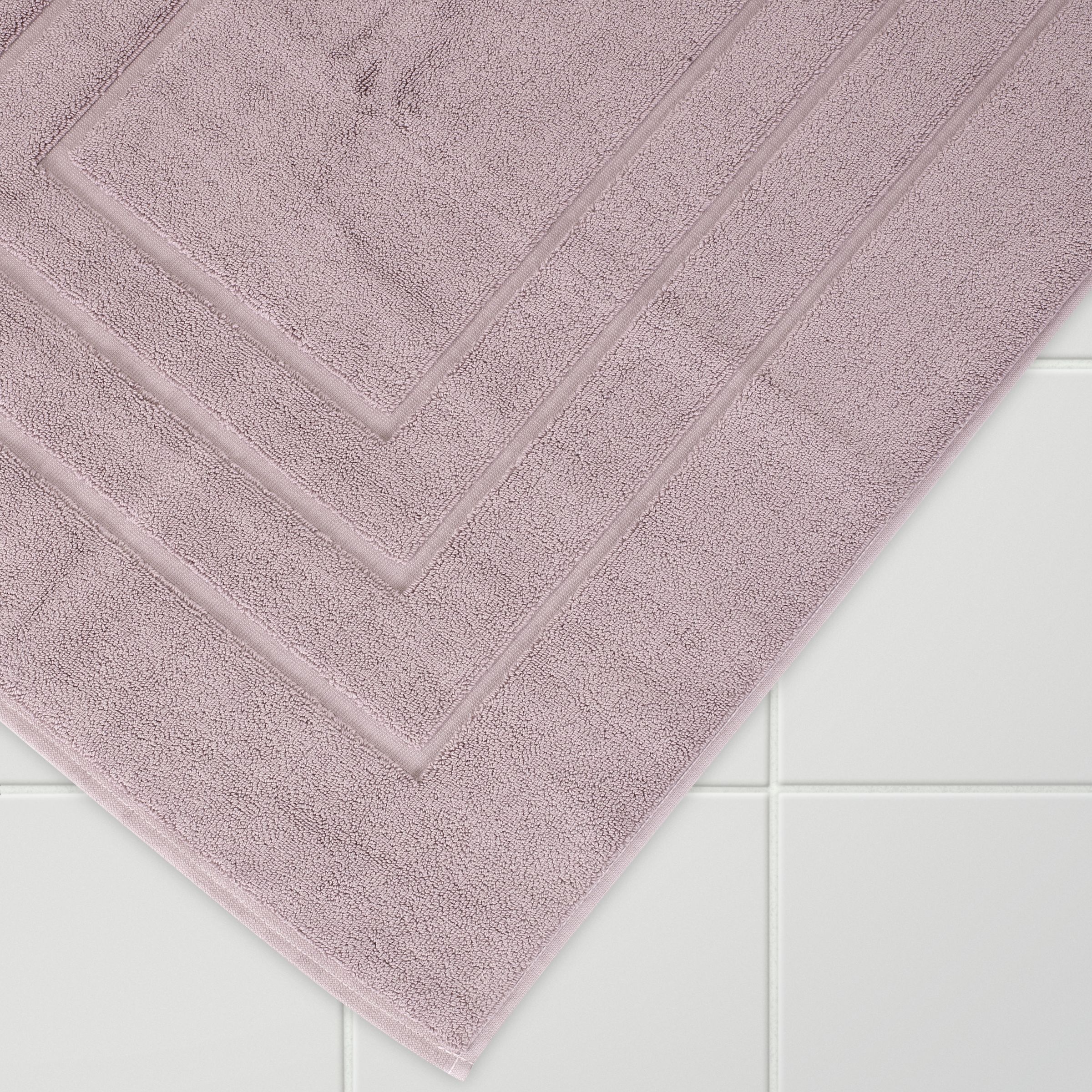 John Lewis Pima Bath Mat Heather