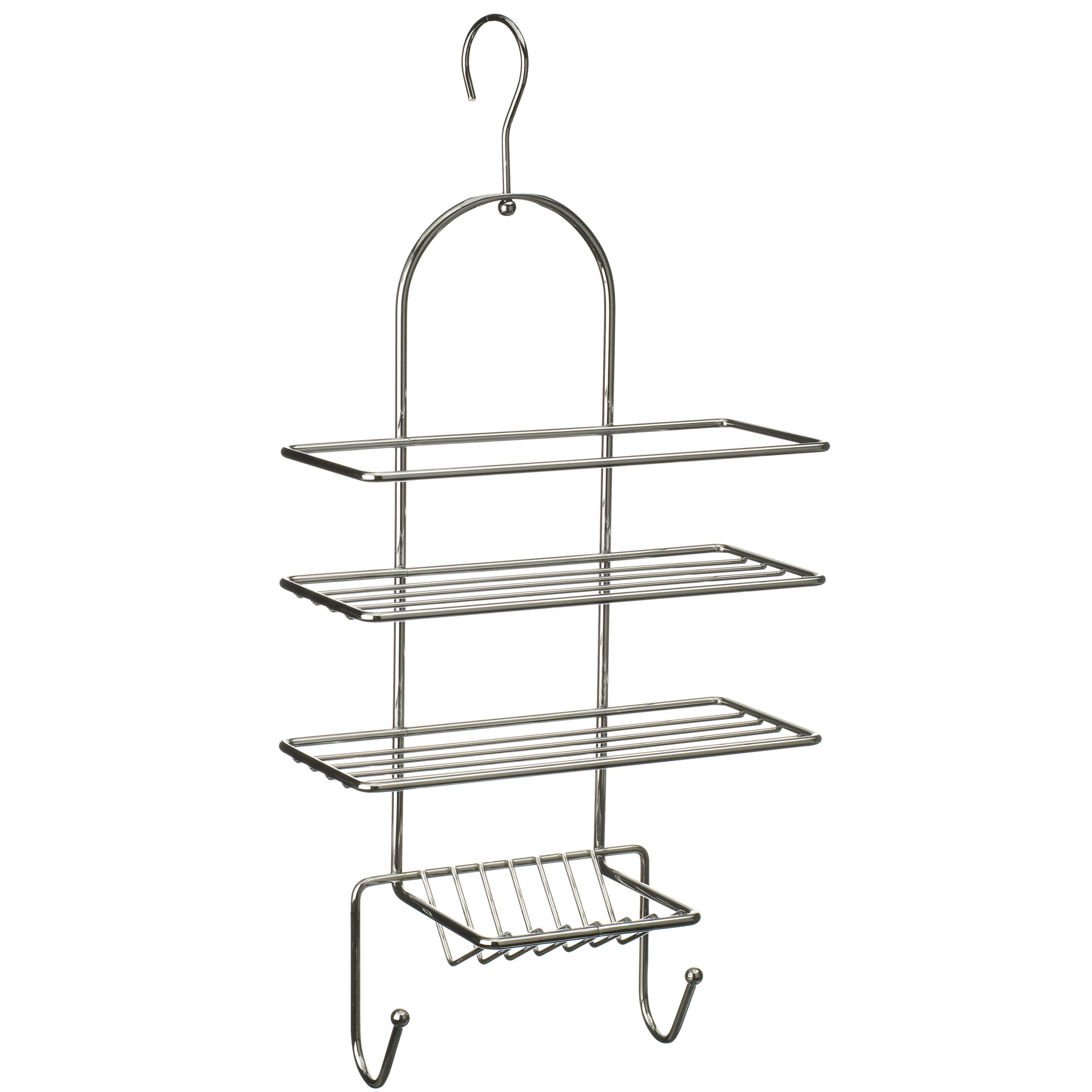John Lewis Shower Caddy Chrome Finish