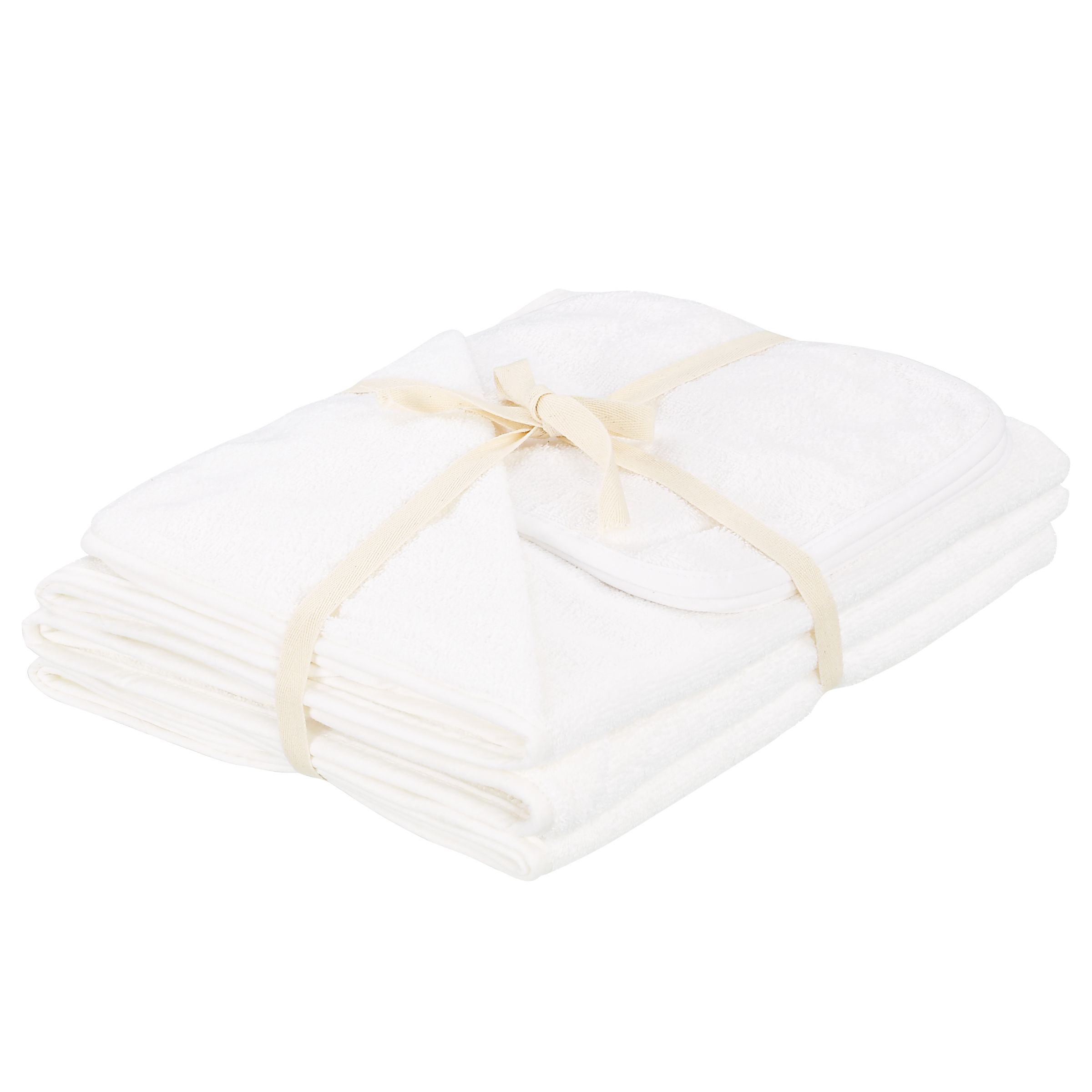 Cuddle Robes and Flannel Bale, White