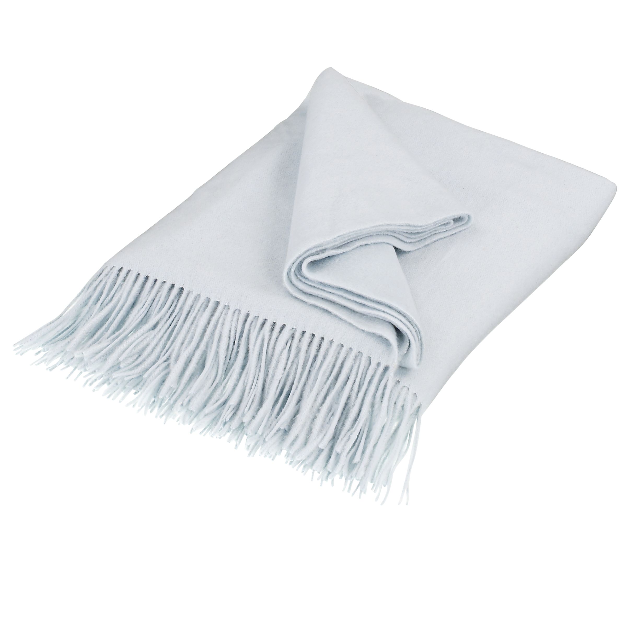 John Lewis Premium Cashmere Throw Mist