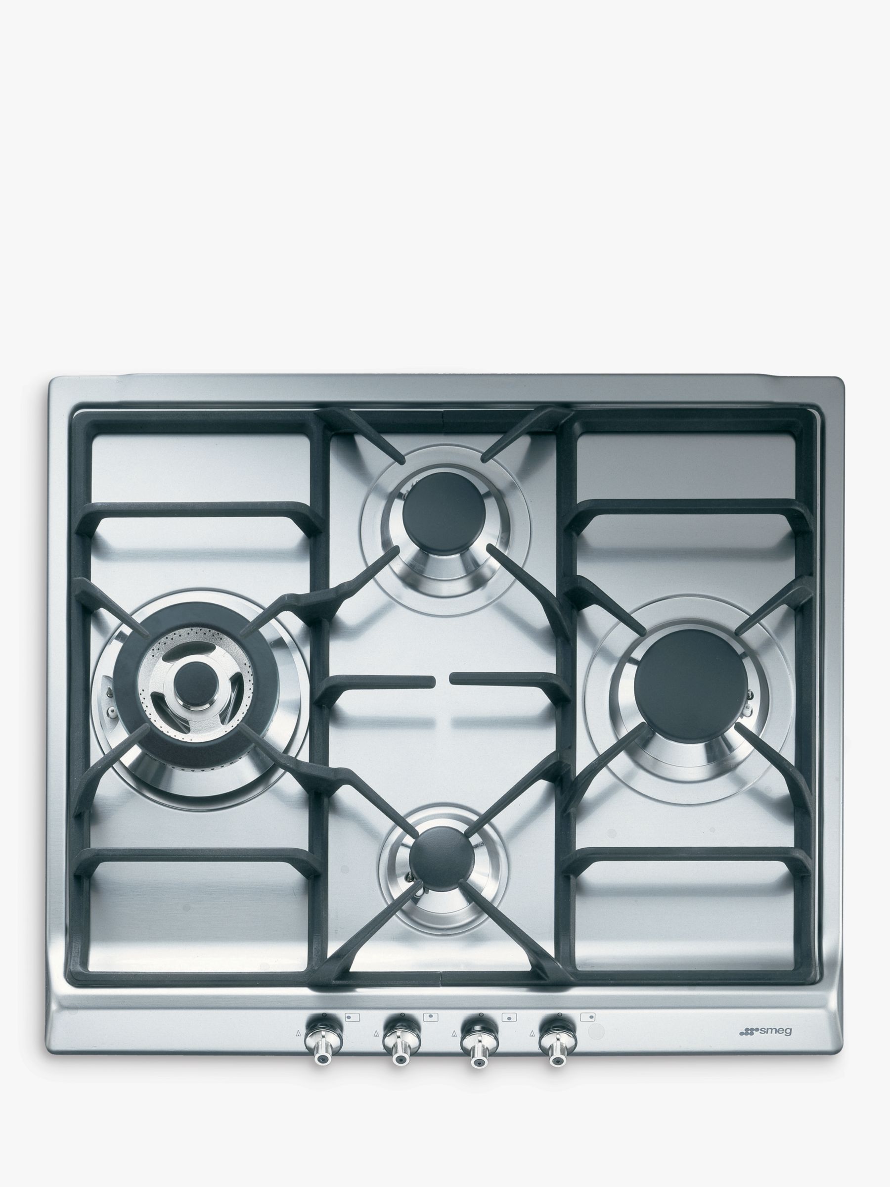Smeg SER60SGH3 Gas Hob, Stainless Steel