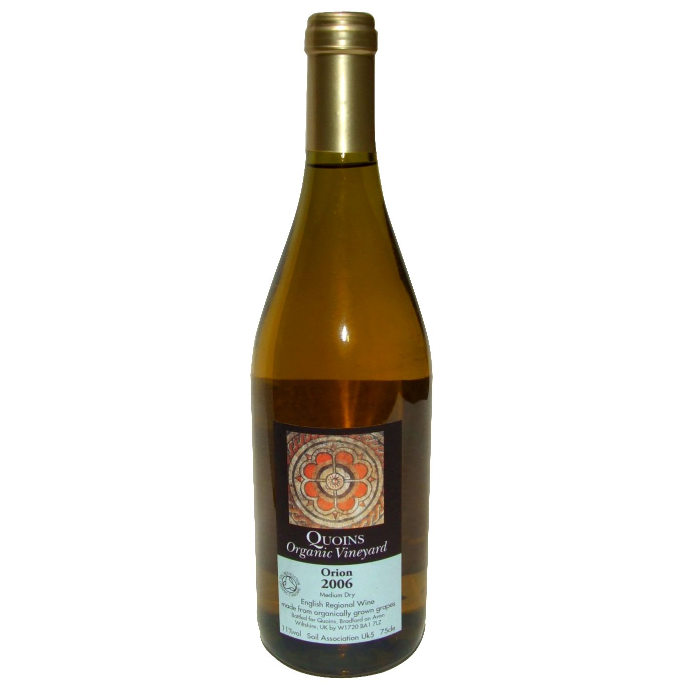 Quoins Organic Vineyard Orion 2005 Wiltshire, England 