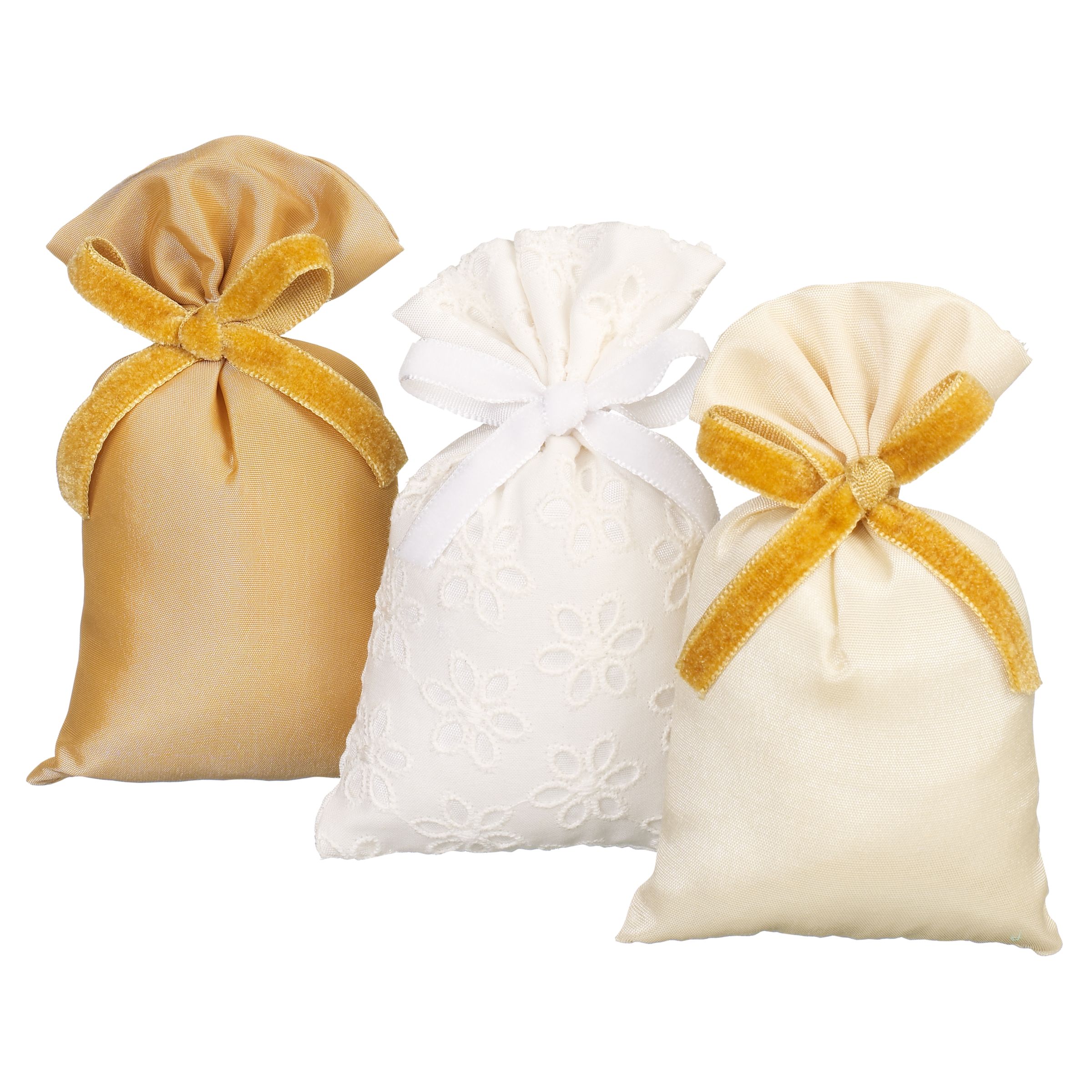 John Lewis Pot Pourri Bags Set of 3 CreamVanilla