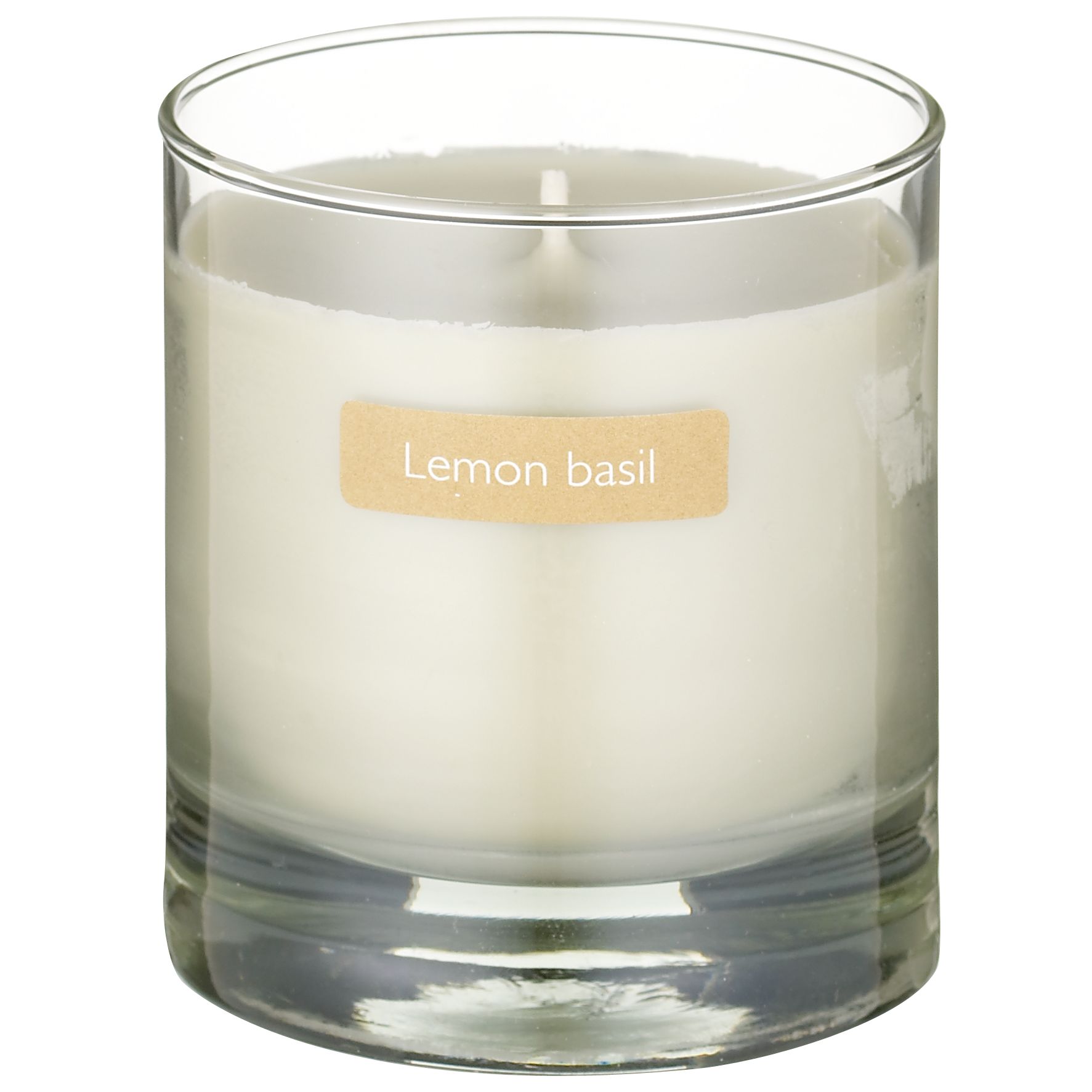 Natural Wax Tumbler Candle Lemon basil