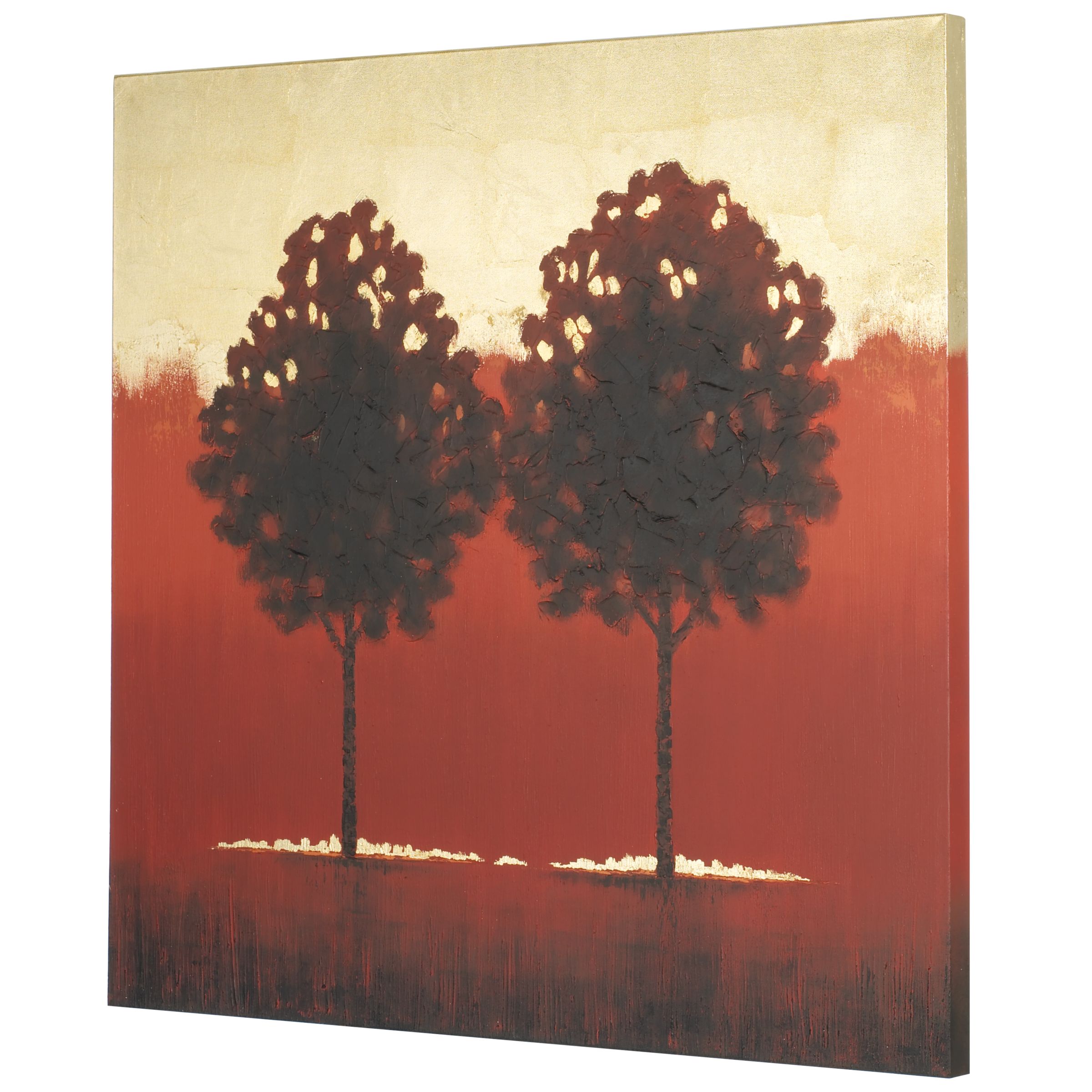 Red Trees Print 90x90cm