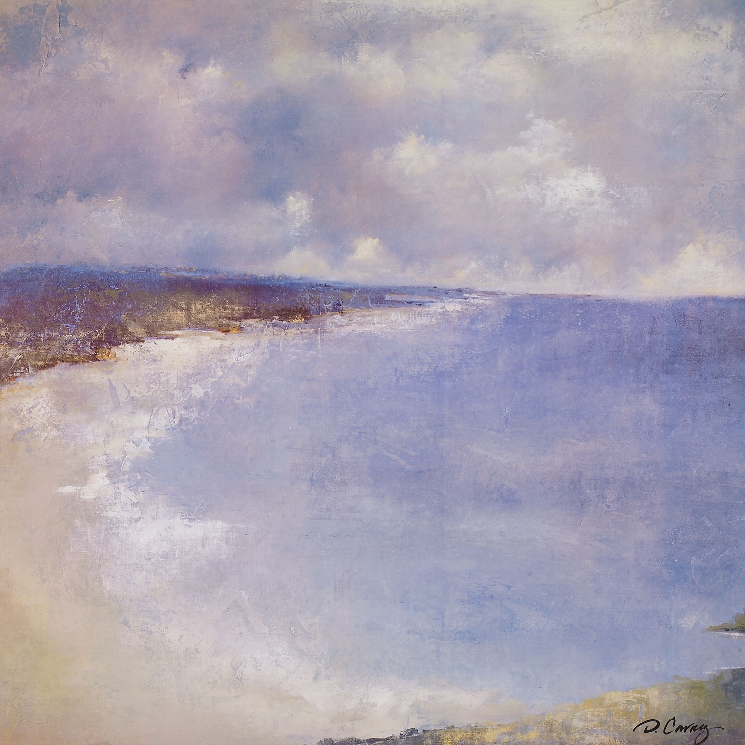 Coastal Afternoon Print 90x90cm