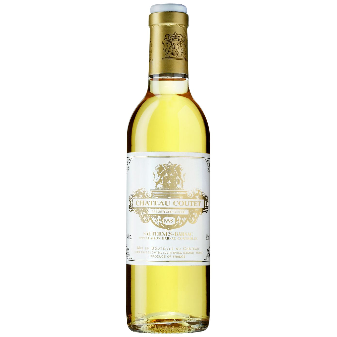 Château Coutet 1998 Premier Cru Barsac, Sauternes, Bordeaux, France (sweet), 37.5cl