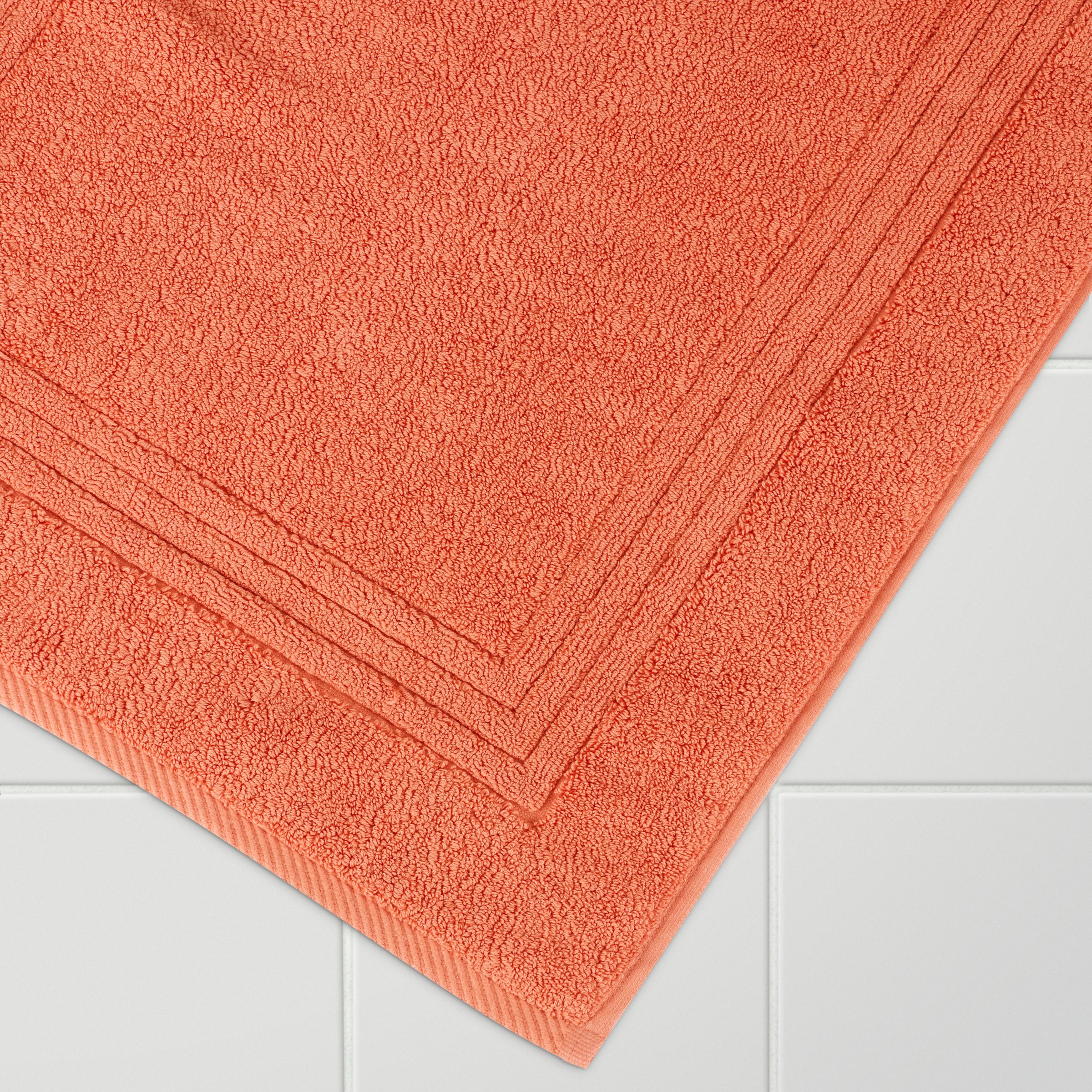 John Lewis Egyptian Bath Mat Terracotta