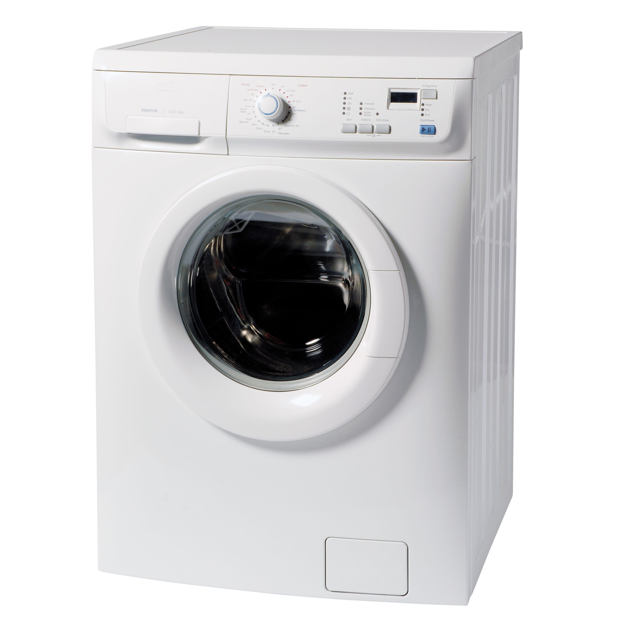 Zanussi ZWD12270W1 Washer Dryer, White at John Lewis