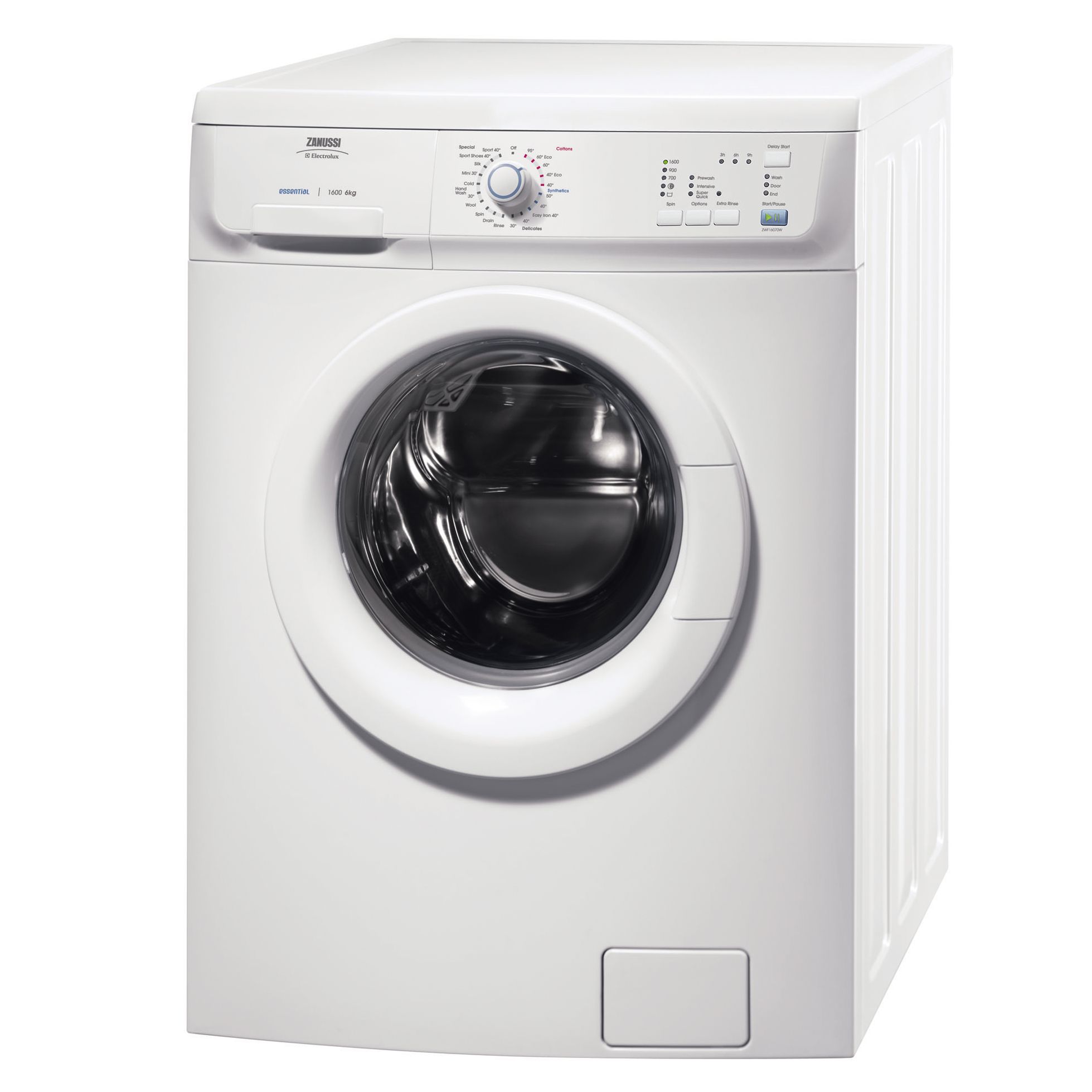 Zanussi ZWF16070W1 Washing Machine, White