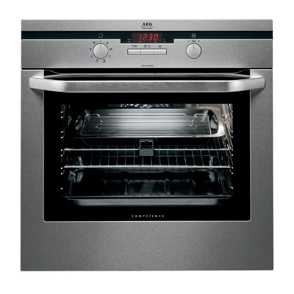 AEG B57415M Single Electric Oven, Stainless Steel at John Lewis
