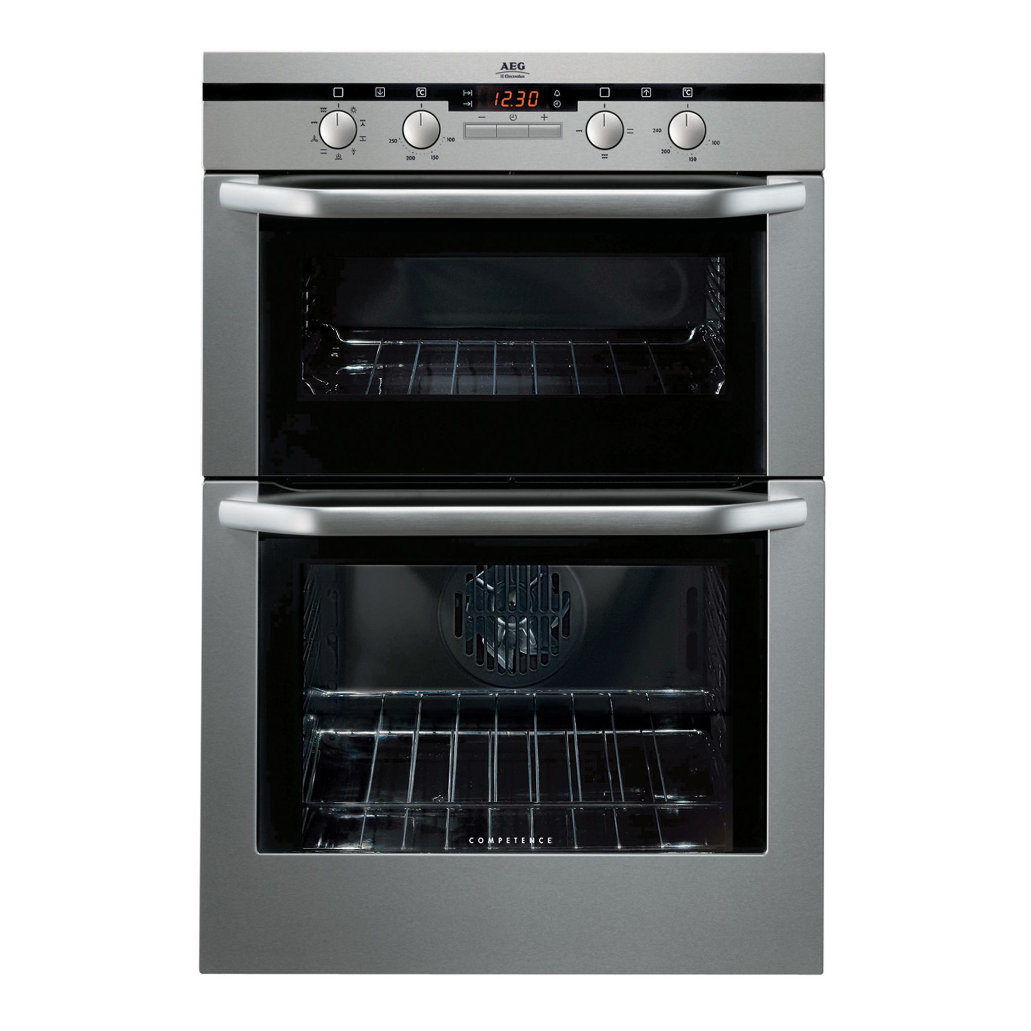 AEG D41015M Integrated Double Electric Oven Stainless Steel