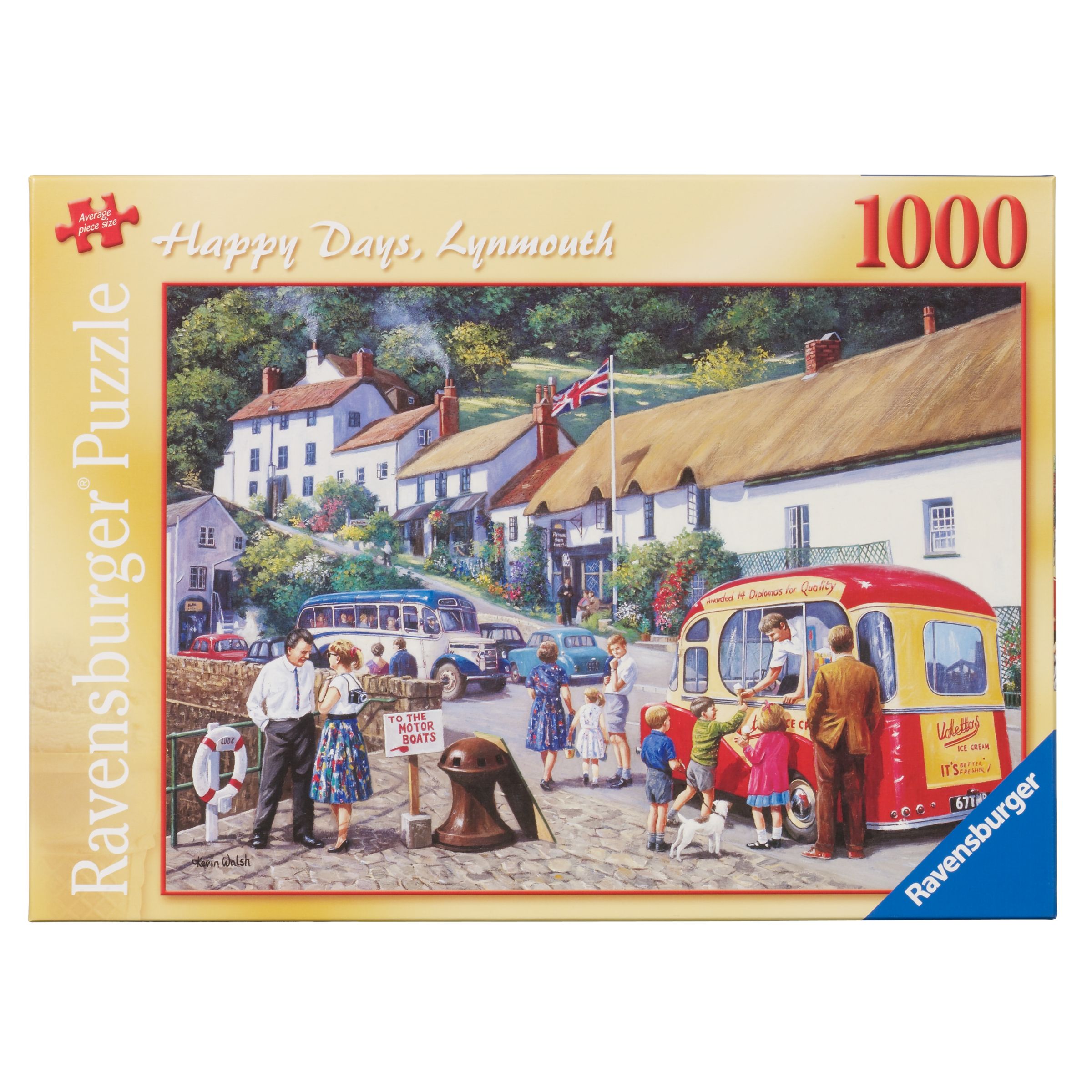 Ravensburger Jigsaw Puzzle Happy Days at Lynmouth 1000 Pieces