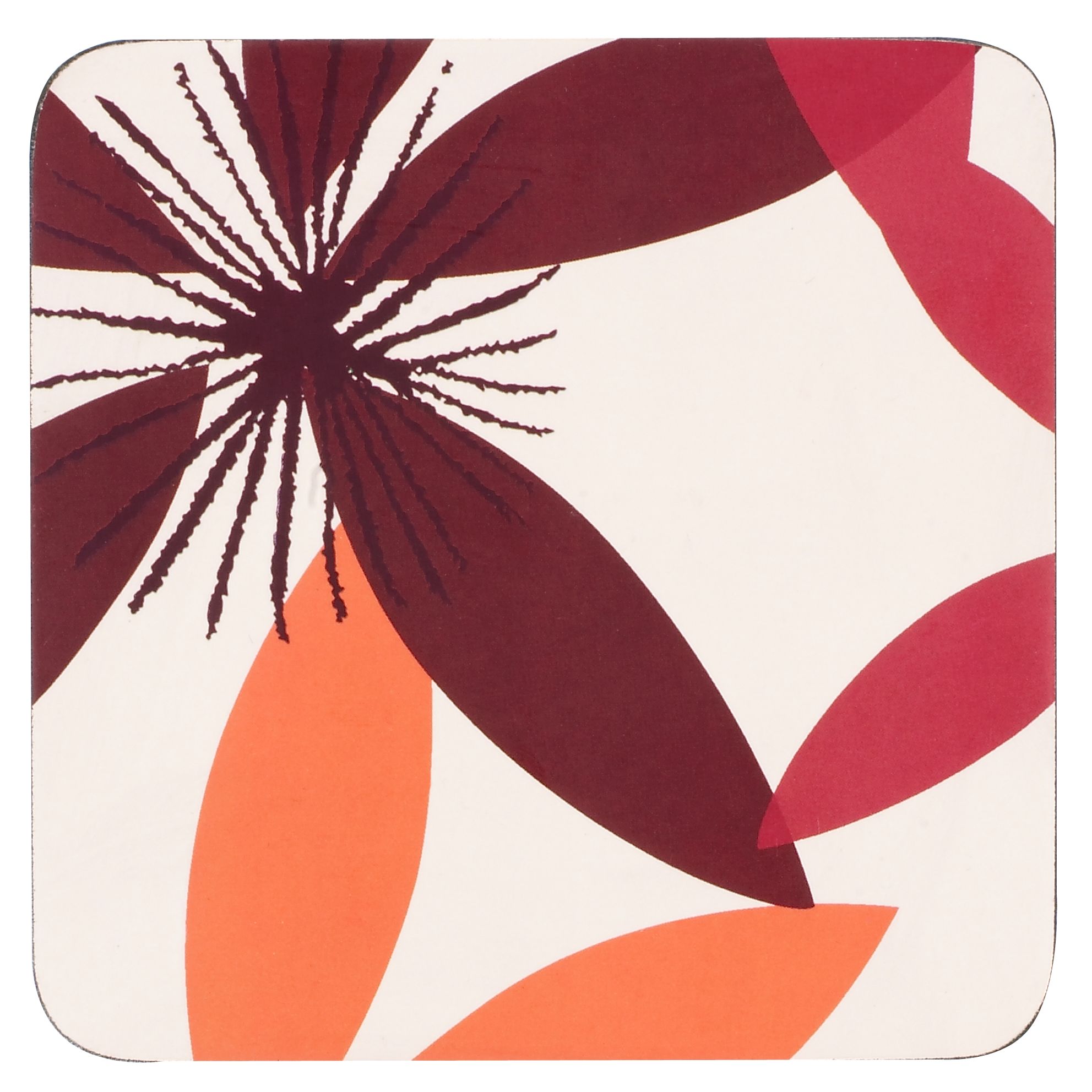John Lewis Clematis Coasters Russet Set of 4