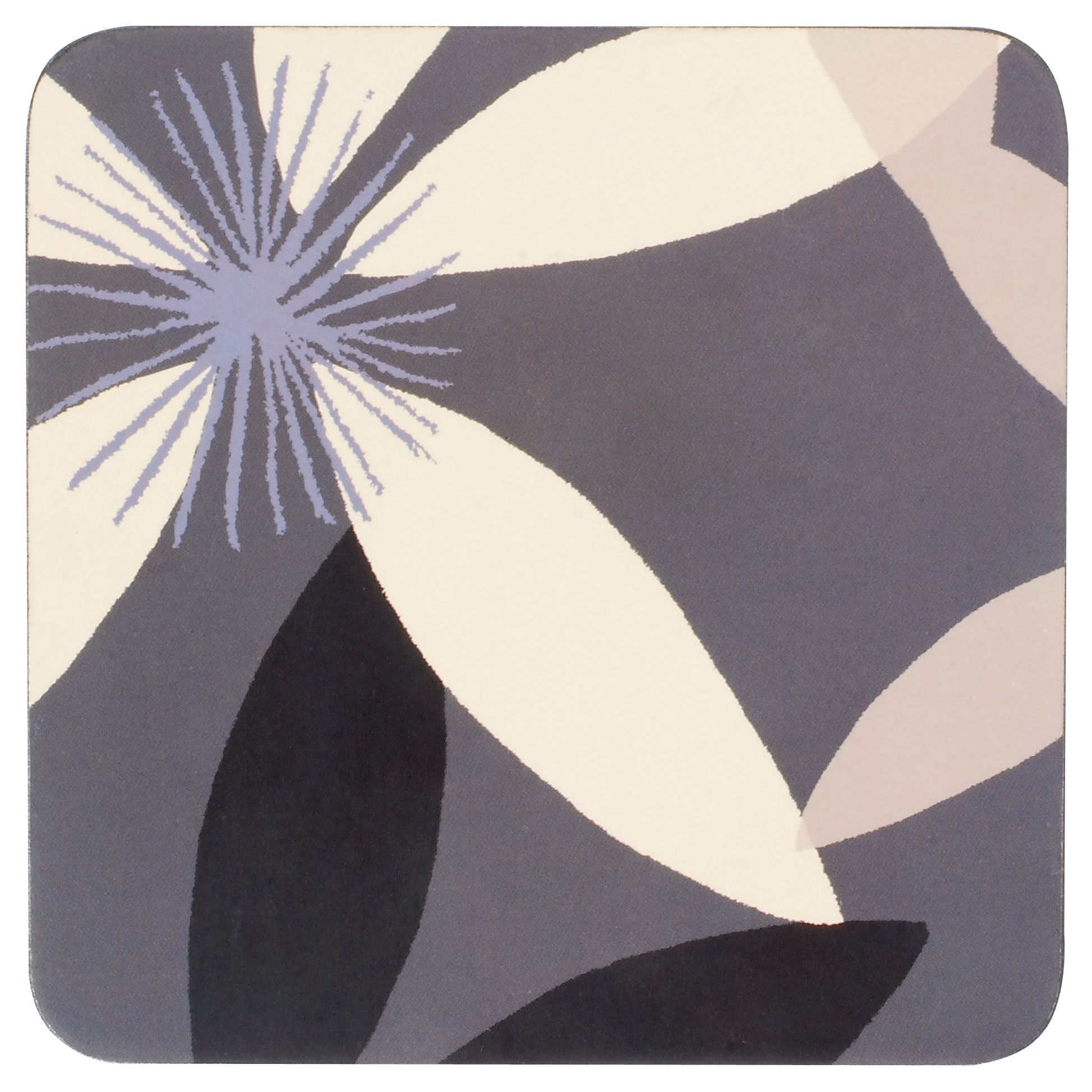 John Lewis Clematis Coasters Flannel Set of 4