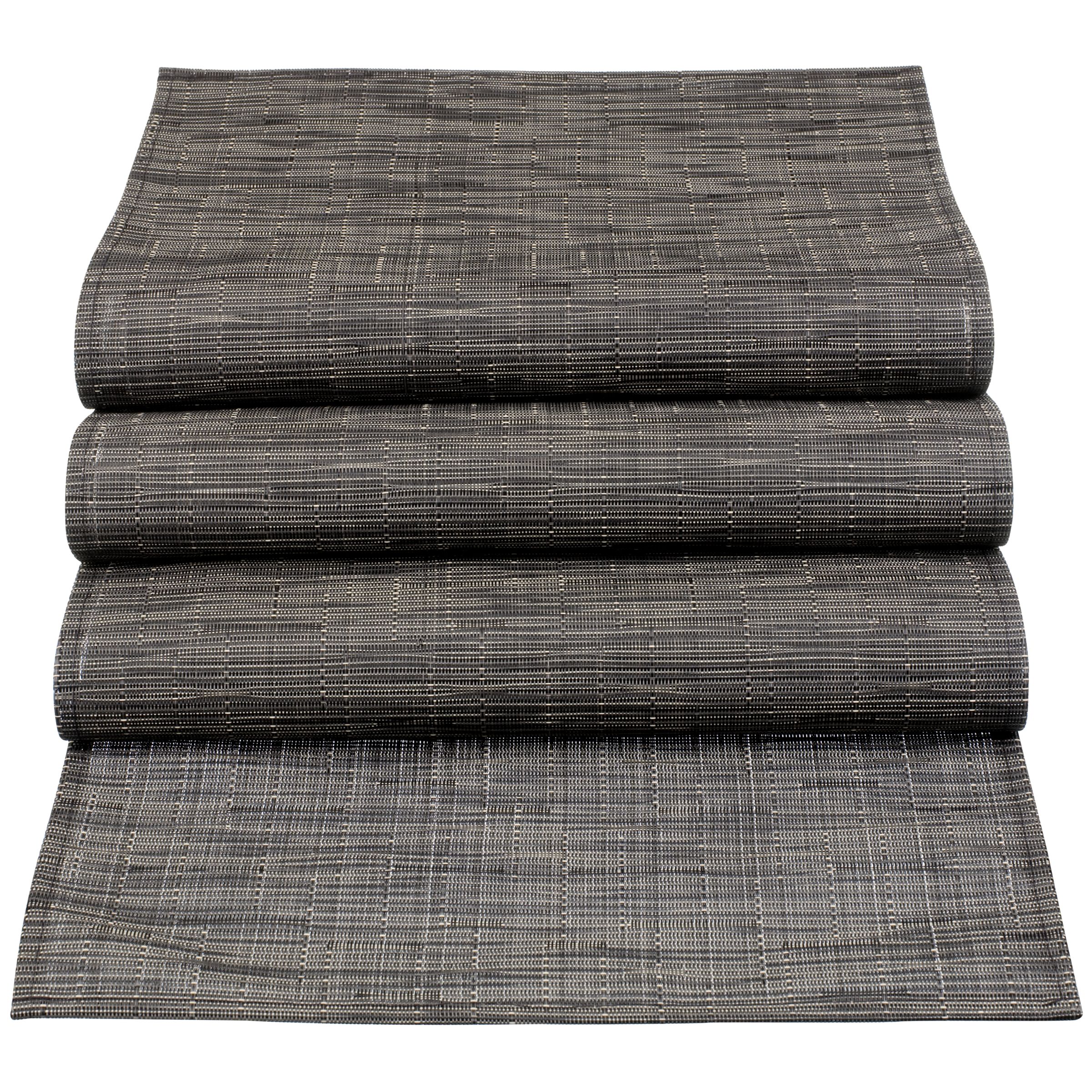 John Lewis Linear Weave Runner Black