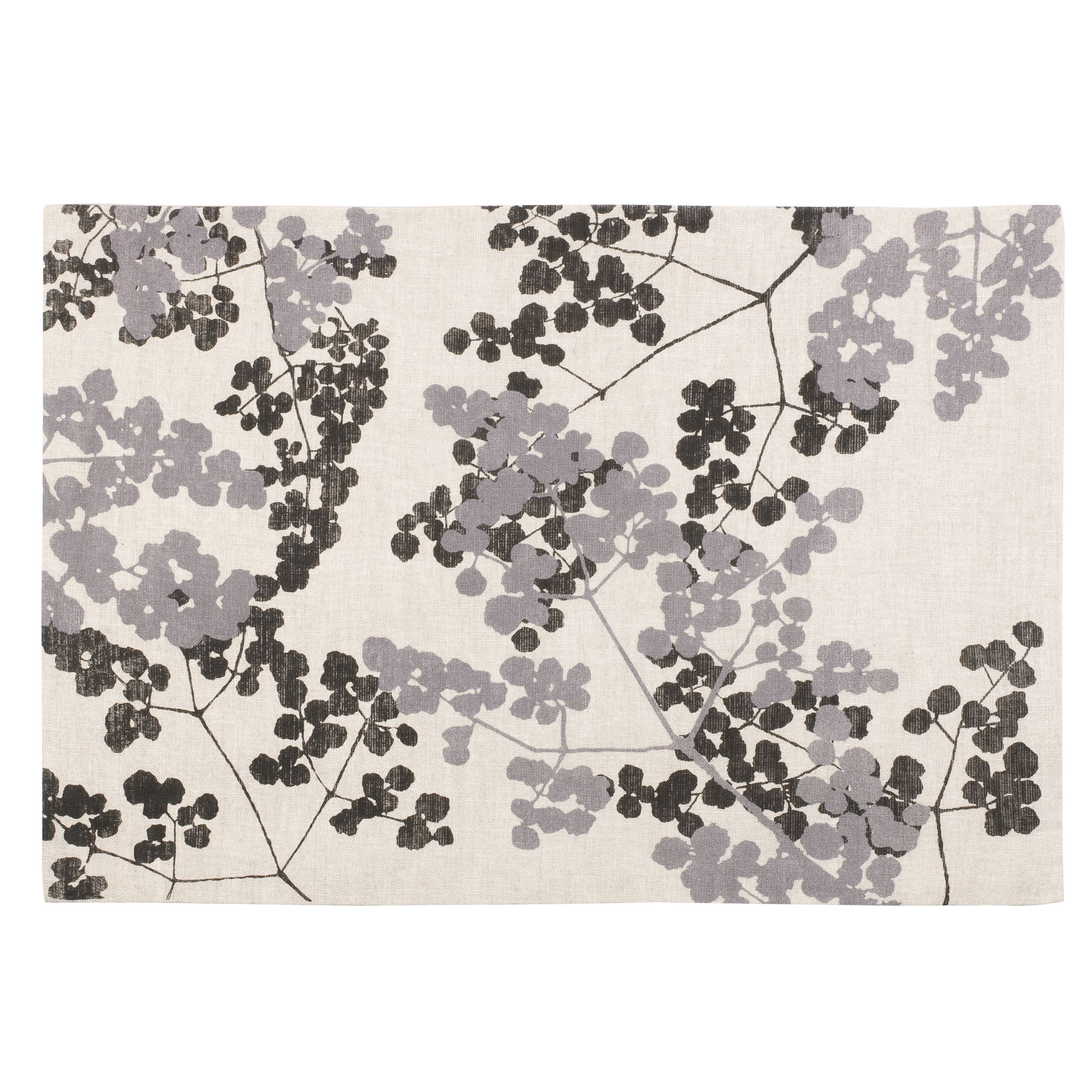 John Lewis Blossom Placemat Grey