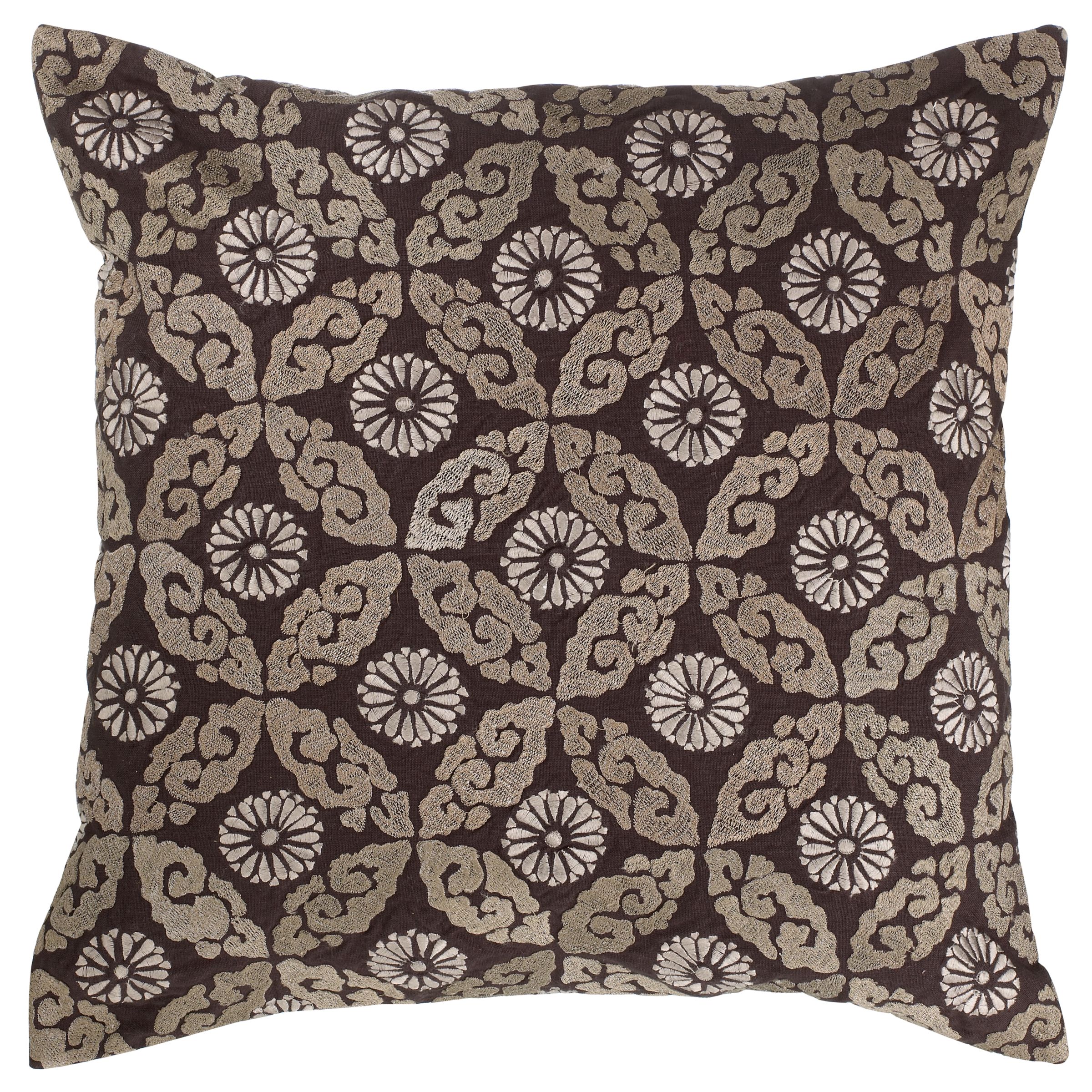 Kasbah Cushion Black Grey