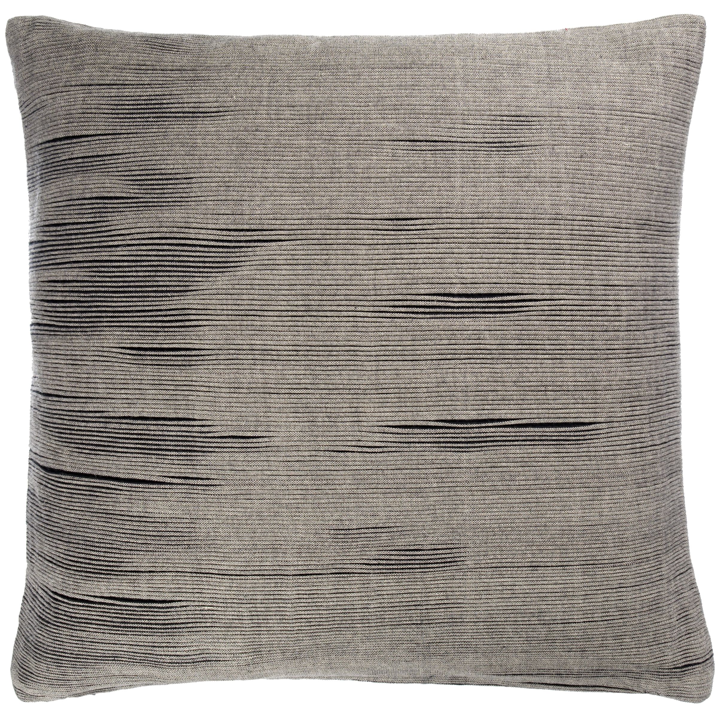 Ribble Cushion Black Burgundy