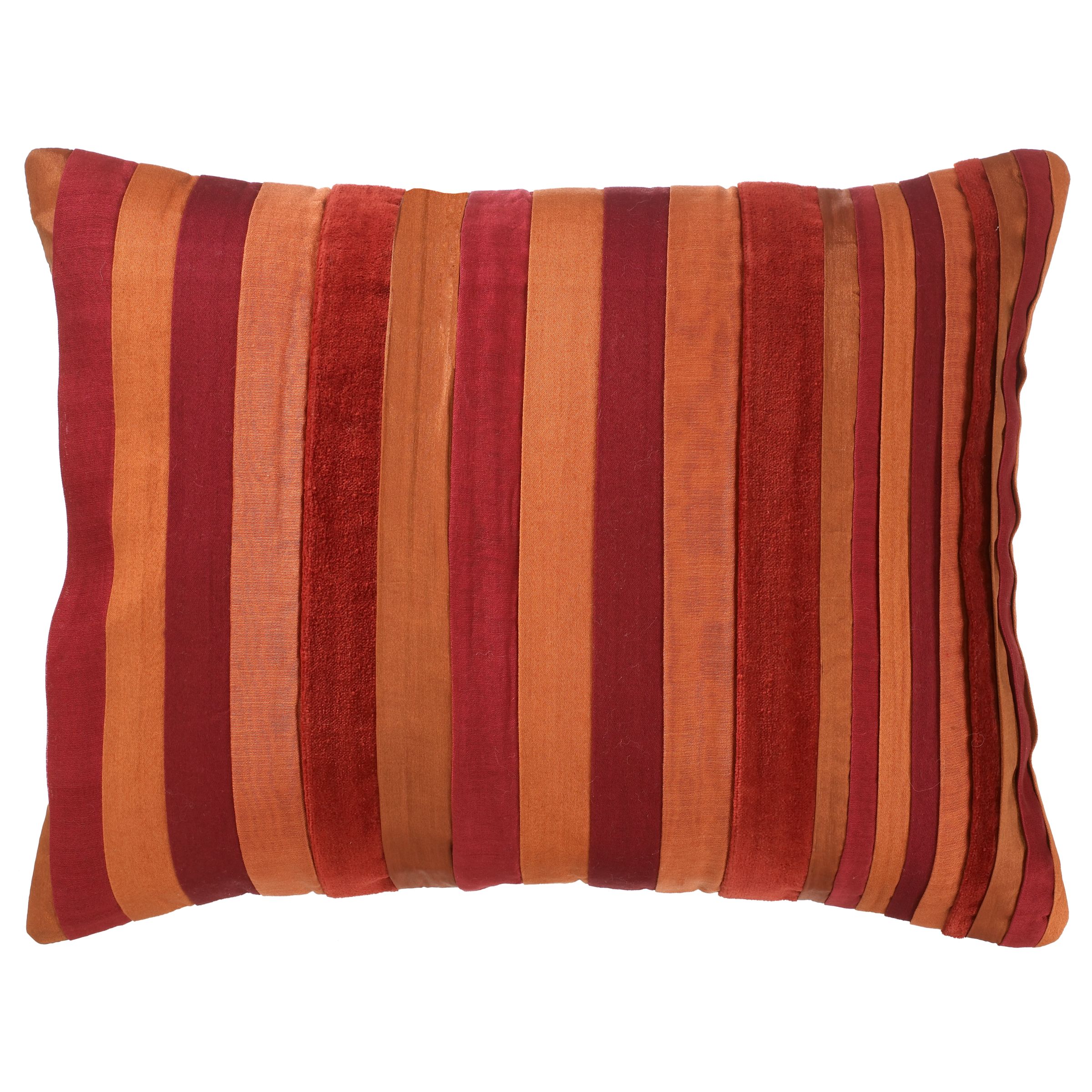 Velvet Ribbons Cushion Claret