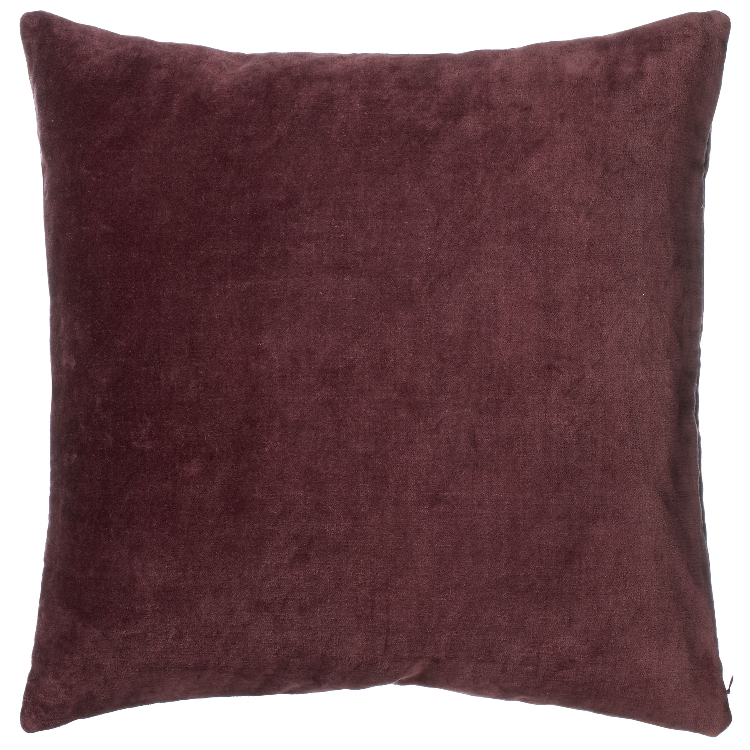 Plain Velvet Cushion Fig