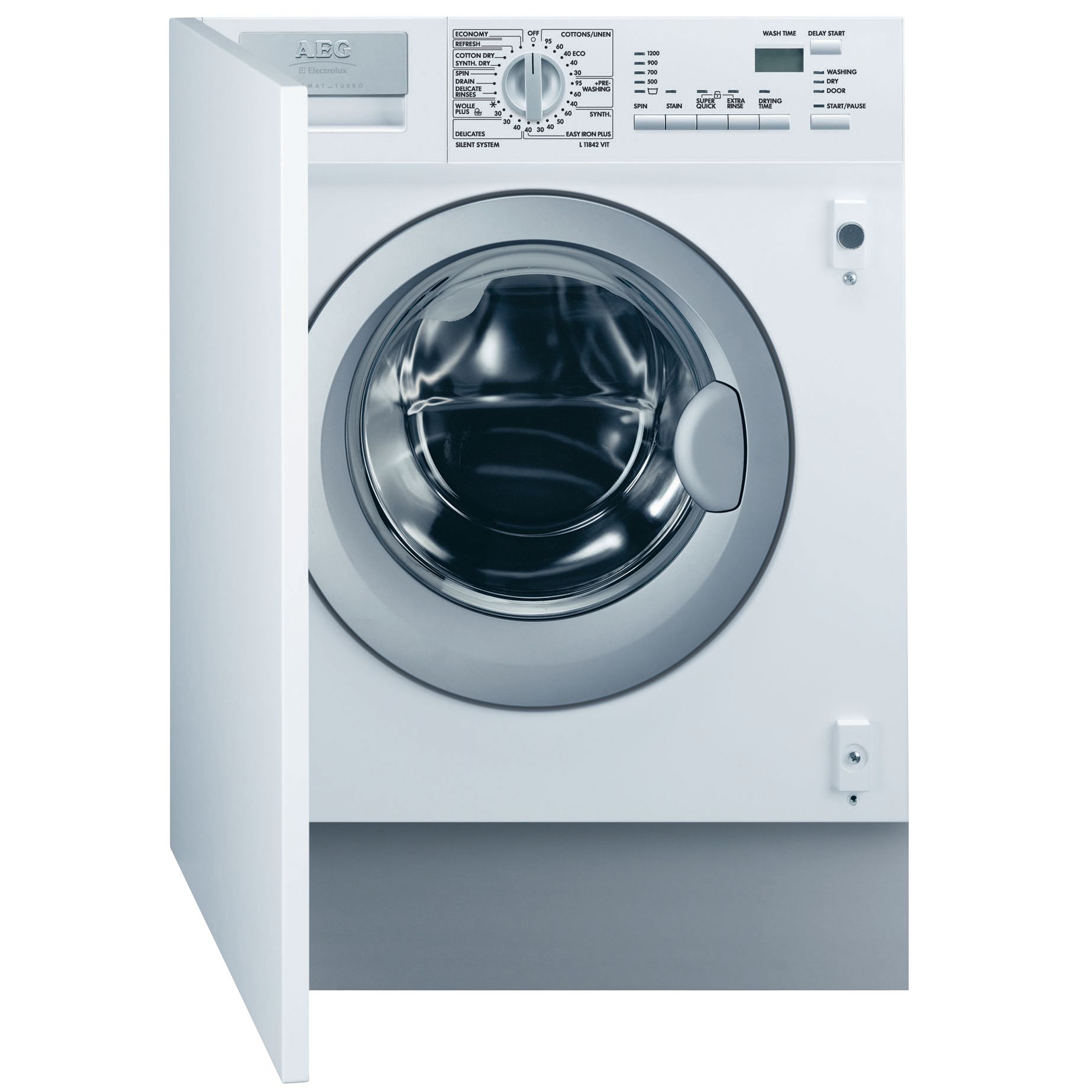 AEG L11842VIT Integrated Washer Dryer at John Lewis