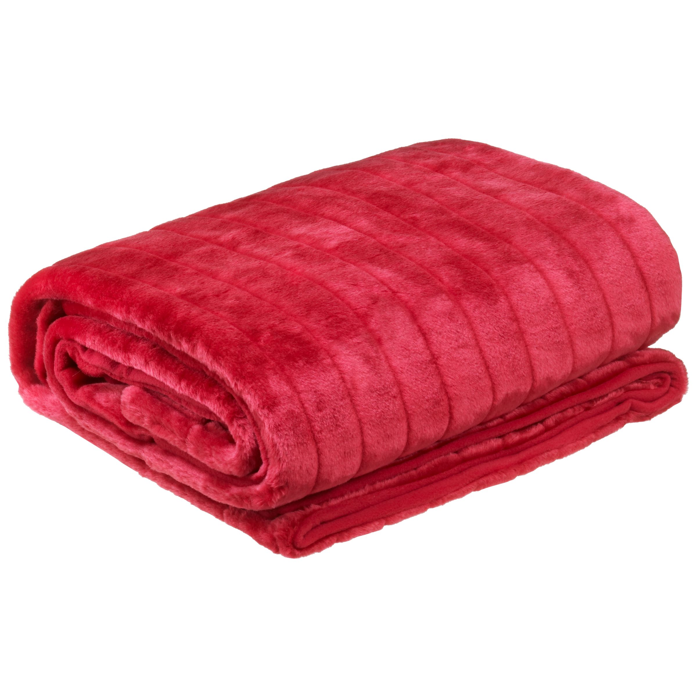 John Lewis Fluffy Throw Lacquer