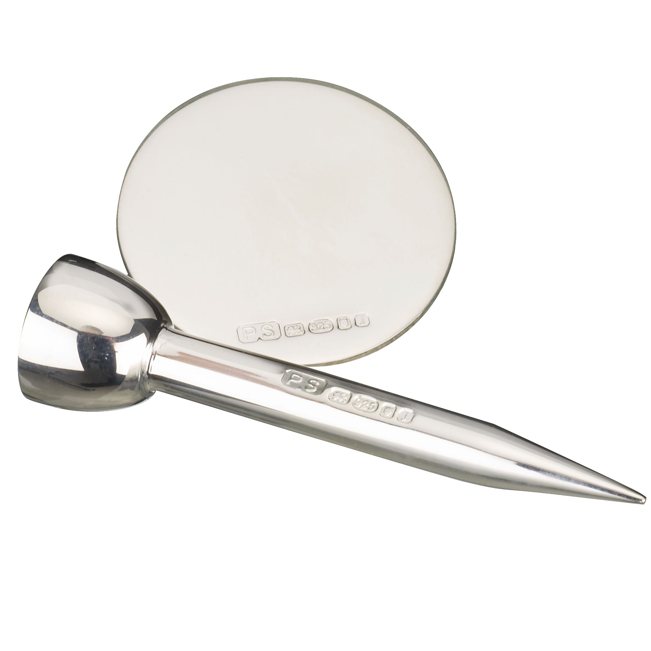 John Lewis Sterling Silver Golf Tee and Marker