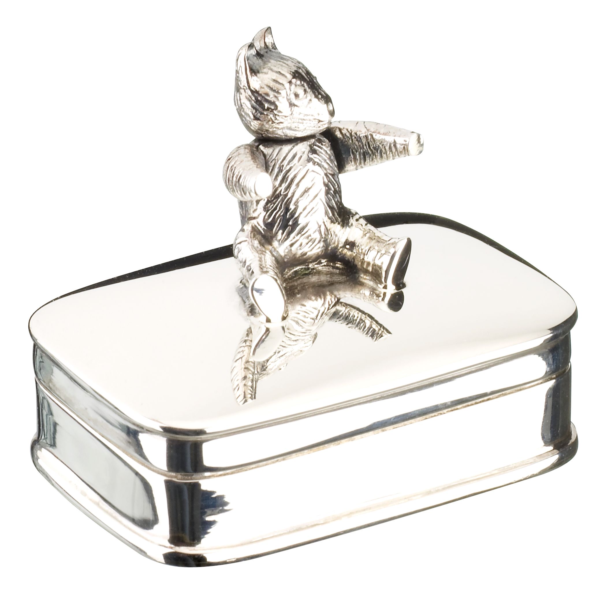 Sterling Silver Antony Bear Box