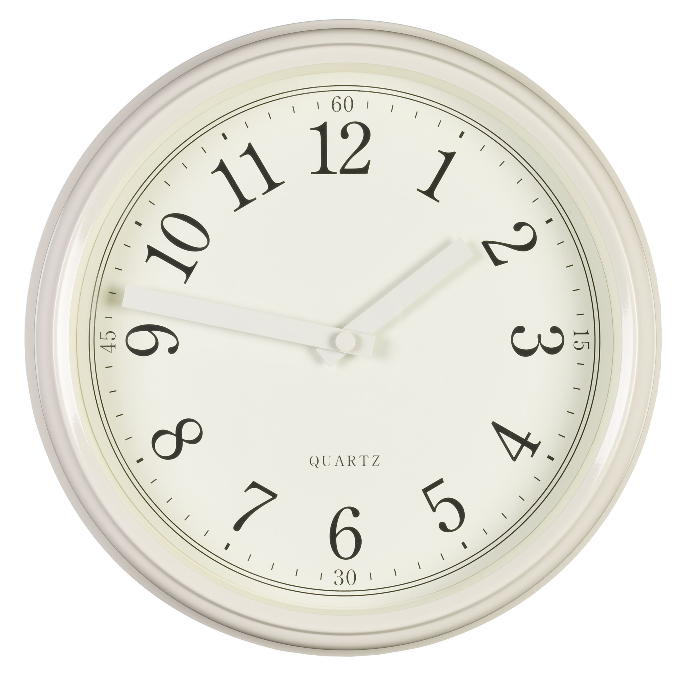 John Lewis Retro Cream Wall Clock