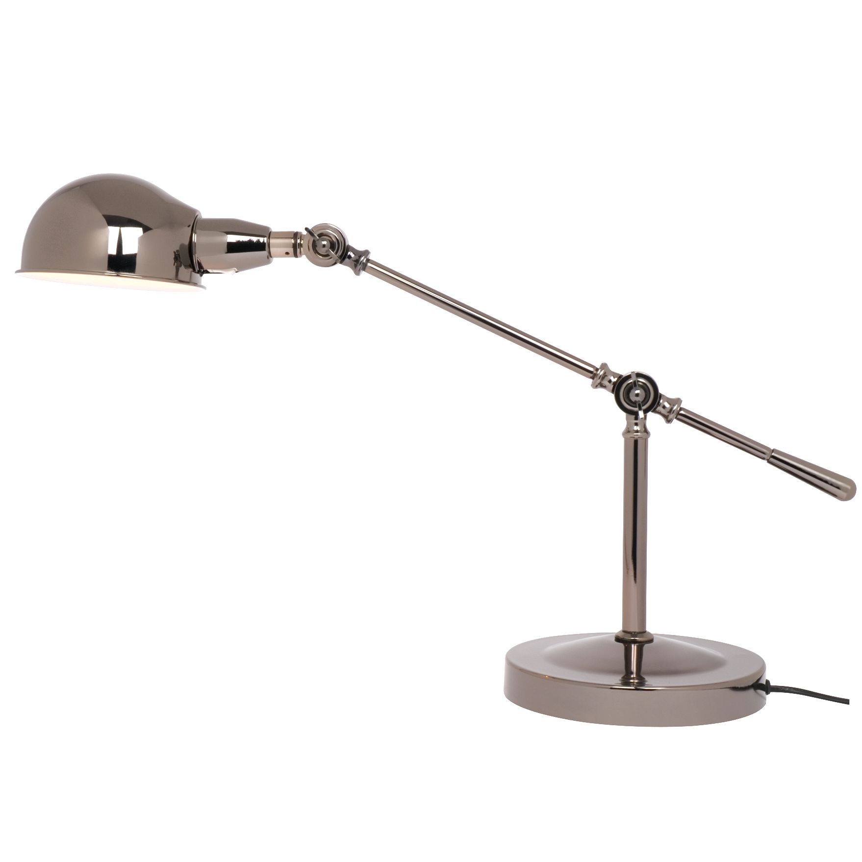 John Lewis James Table Lamp, Nickel