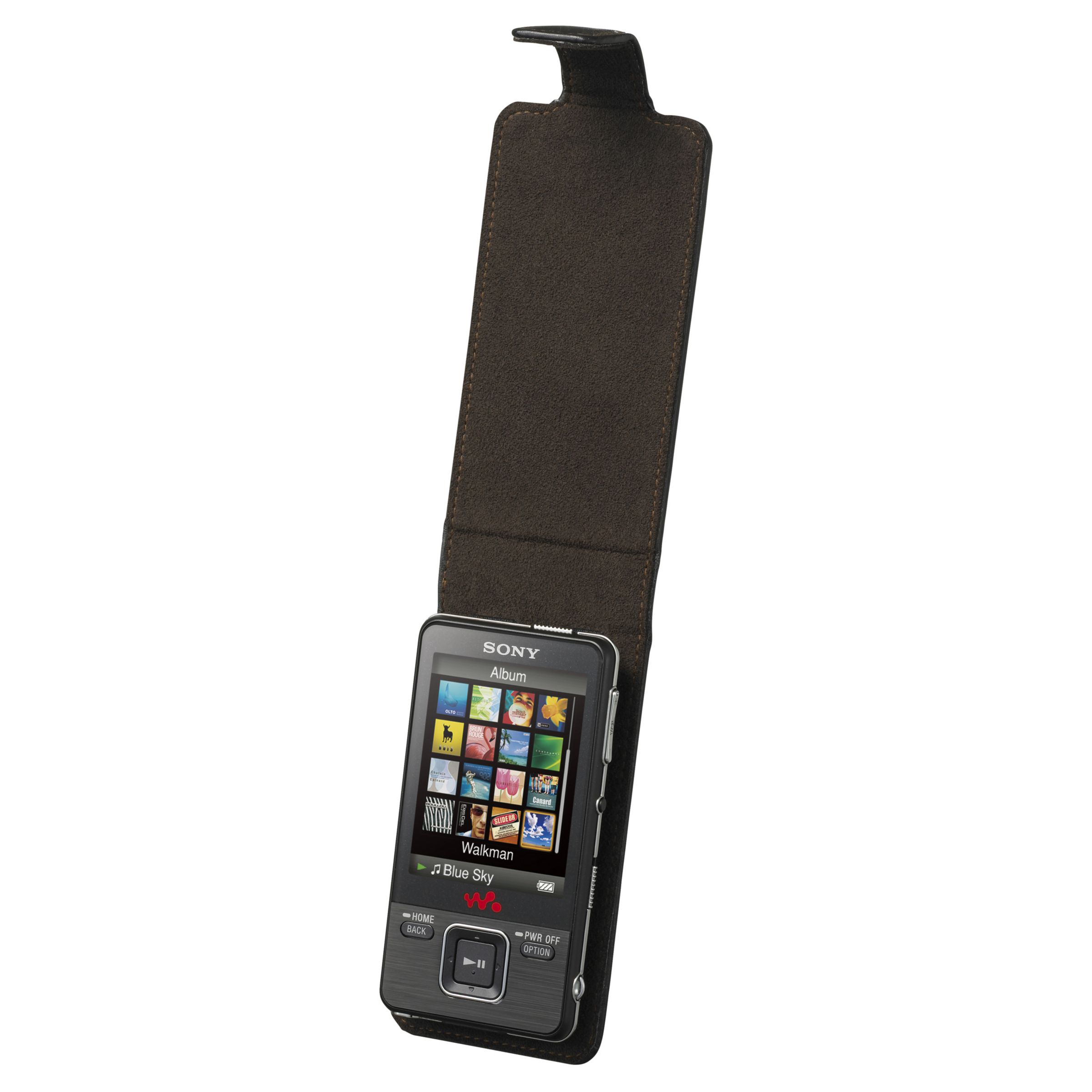Sony CKLNWA820B Leather Walkman Case Black